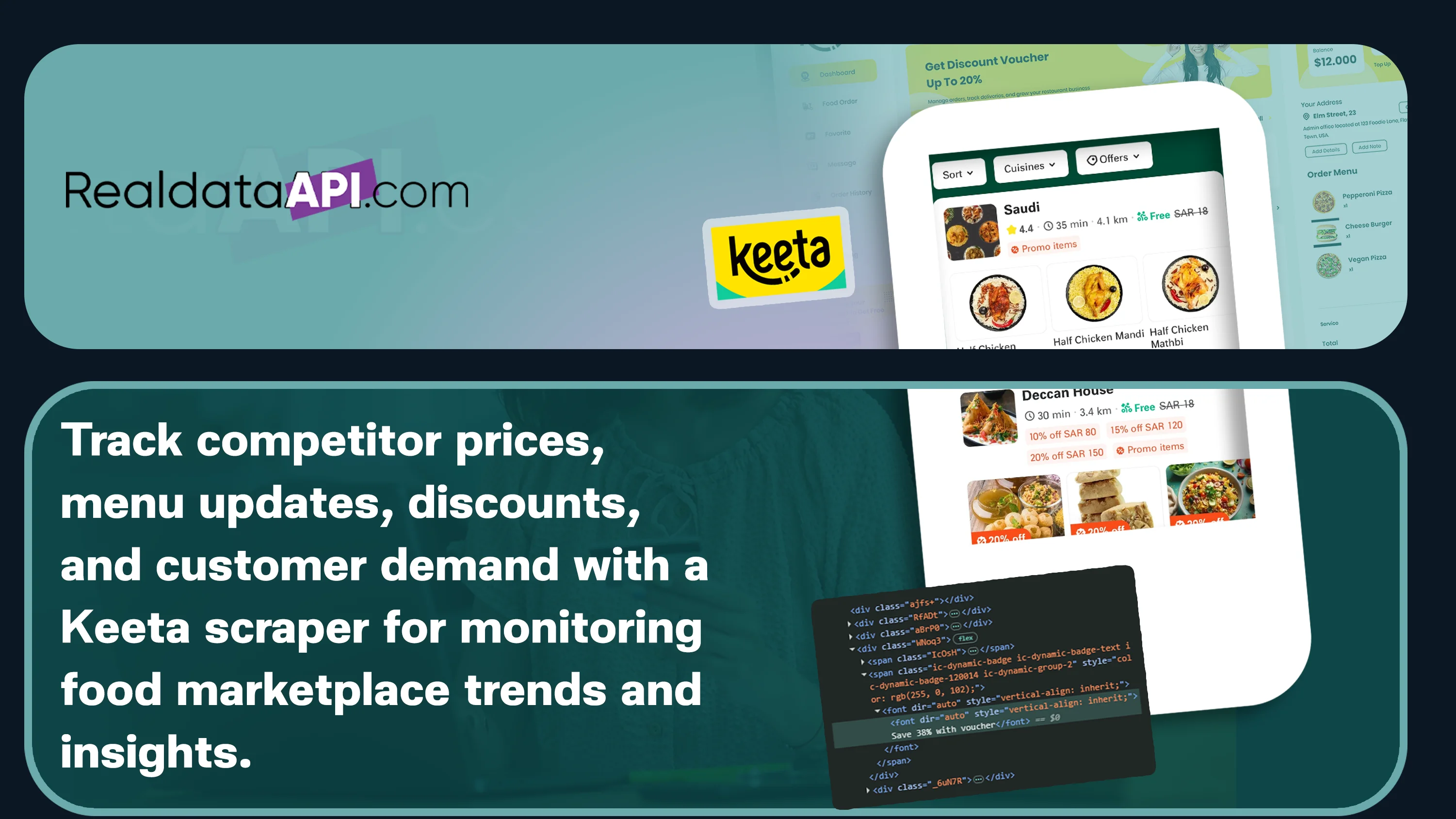 Keeta scraper for monitoring food marketplace trends