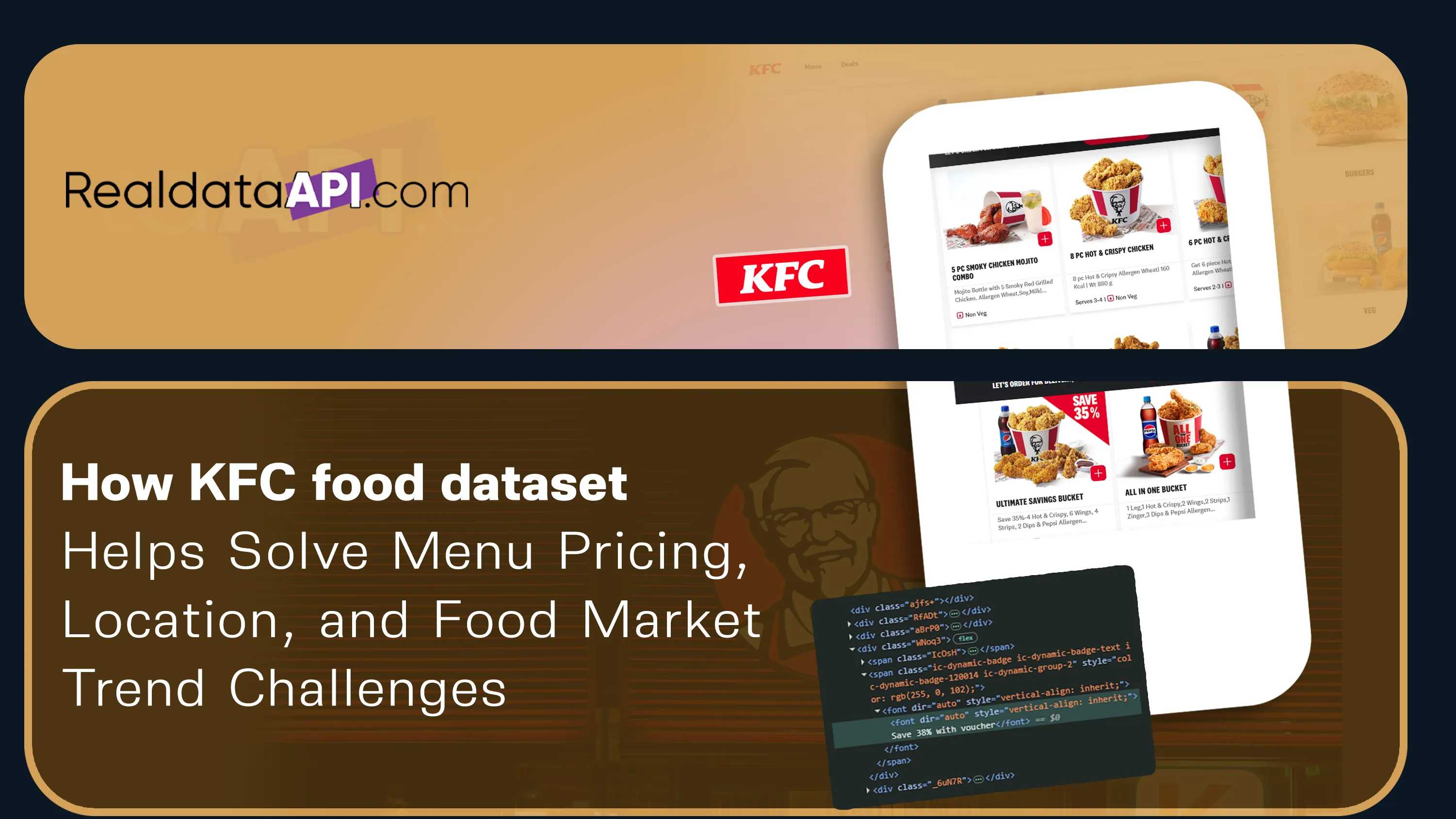 KFC Food Dataset for Menu and Market Intelligence