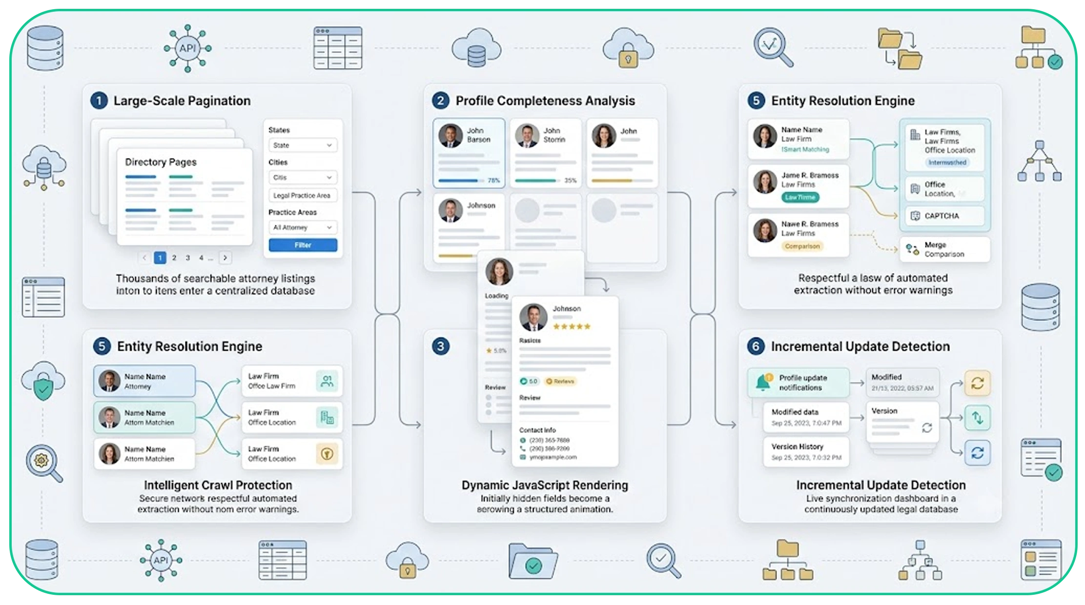 Technical Challenges of Martindale Law Firm Data Scraping and Extraction