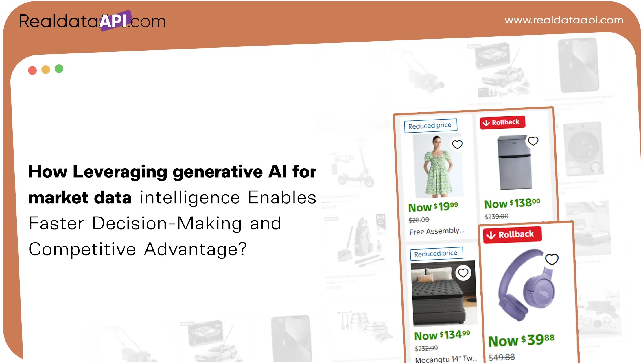 How Leveraging generative AI for market data intelligence Enables Faster Decision-Making and Competitive Advantage?
