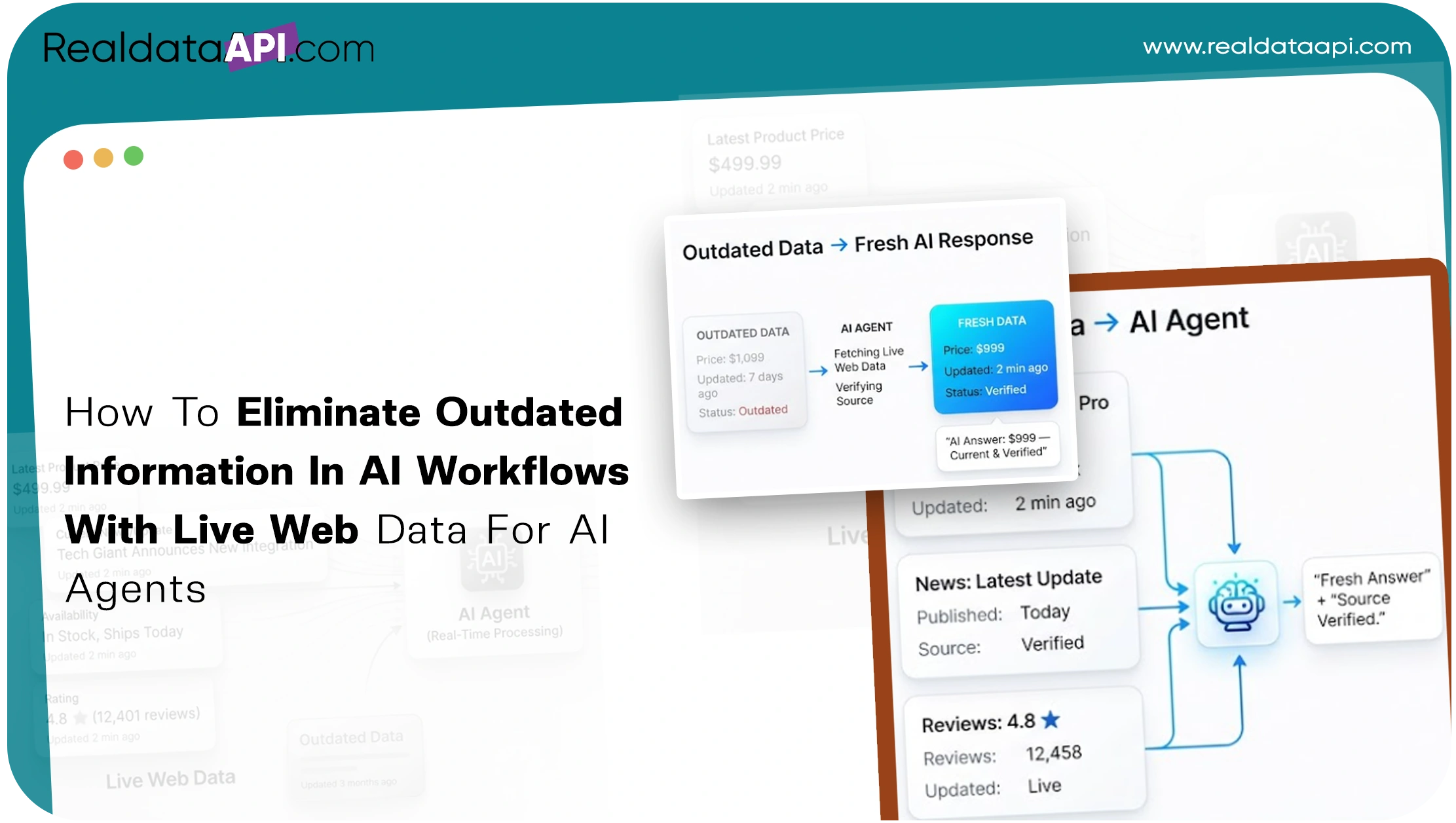 How To Eliminate Outdated Information In AI Workflows With Live Web Data For AI Agents