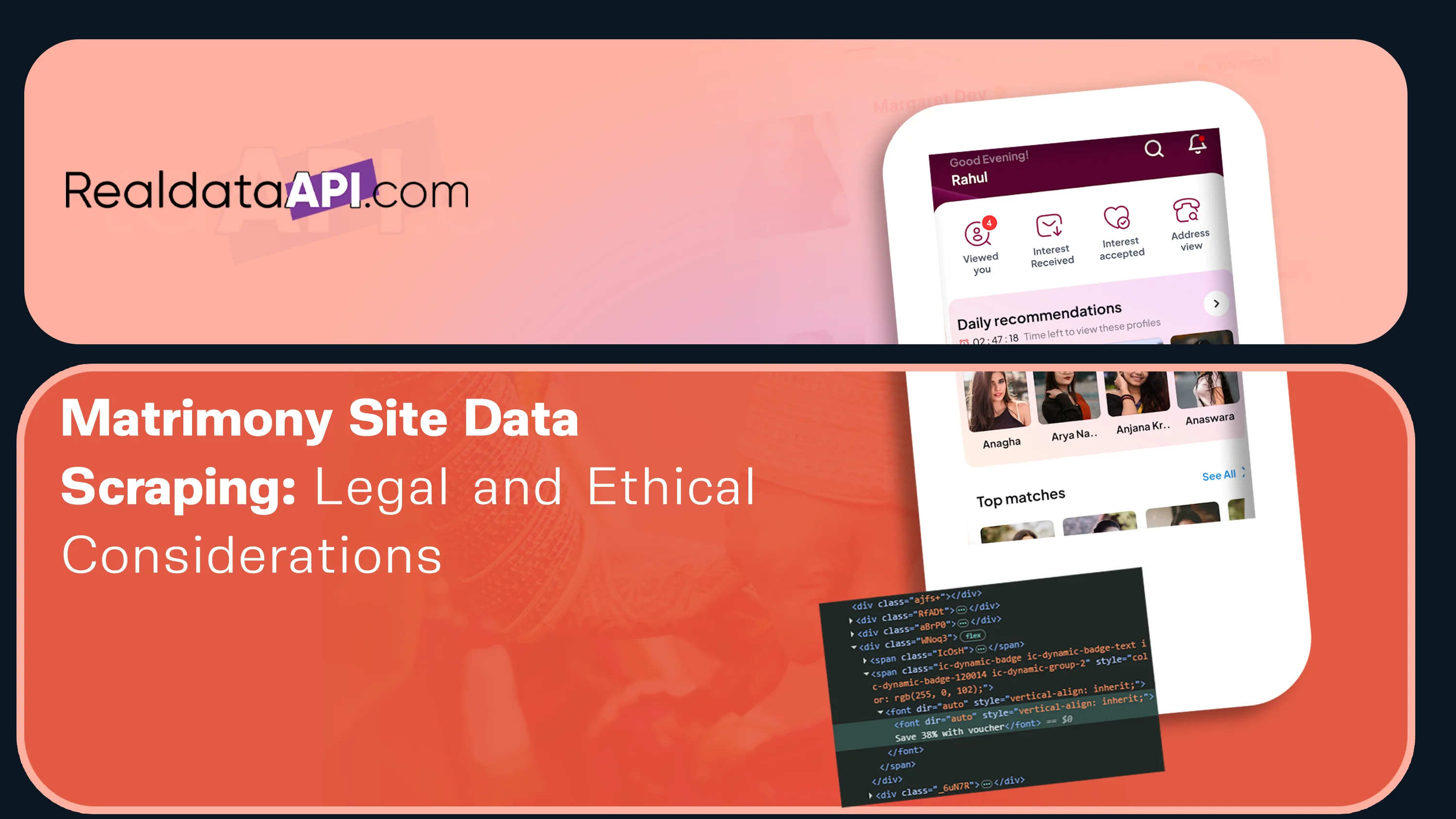Matrimony Site Data Scraping: Legal and Ethical Considerations