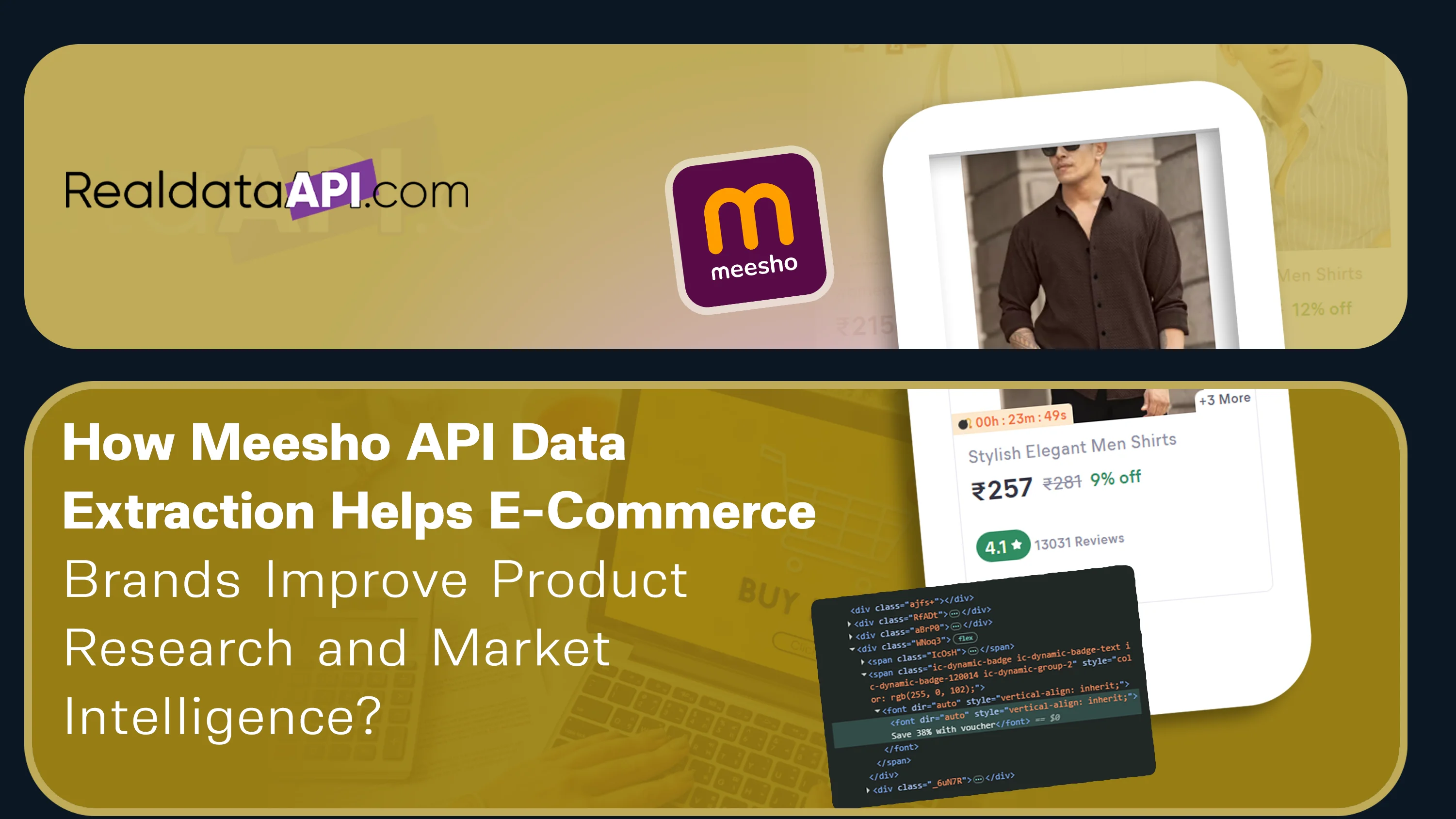 How Meesho API data extraction for product research Helps E-Commerce Brands Improve Product Selection and Market Intelligence?