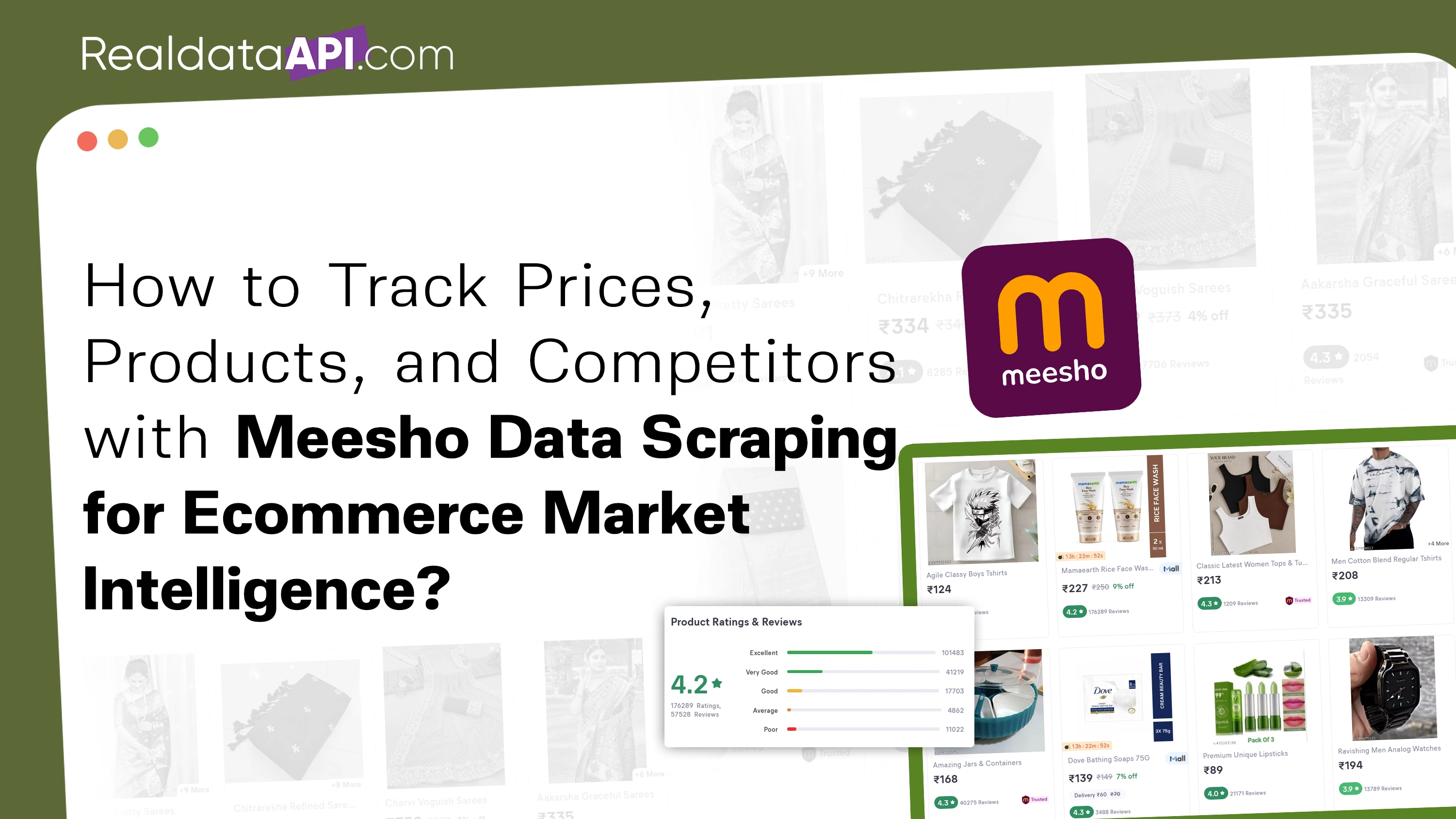 Meesho data scraping for ecommerce market intelligence