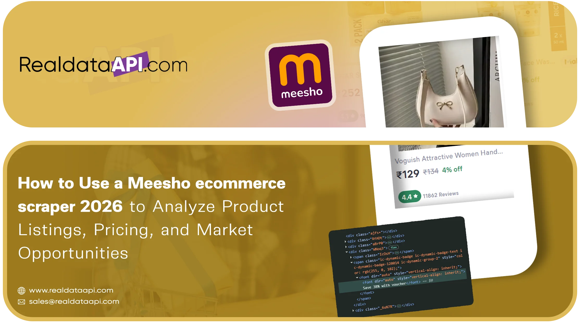 Meesho ecommerce scraper 2026