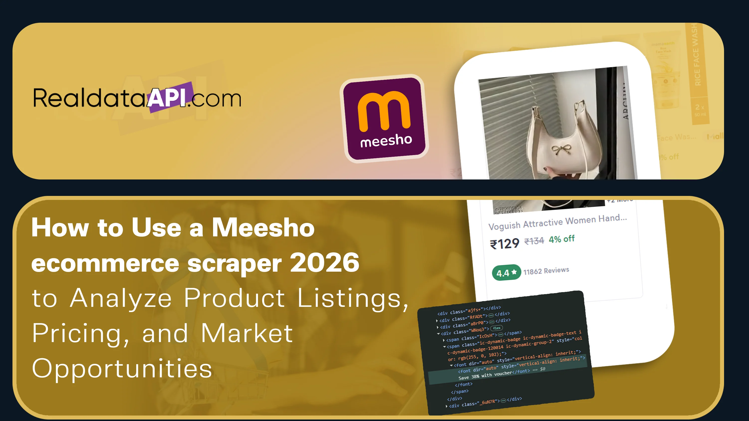 How to Use a Meesho ecommerce scraper 2026 to Analyze Product Listings, Pricing, and Market Opportunities