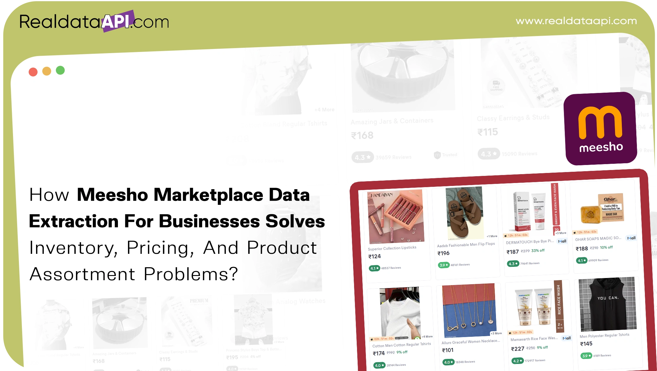 How Meesho Marketplace Data Extraction For Businesses Solves Inventory, Pricing, And Product Assortment Problems?