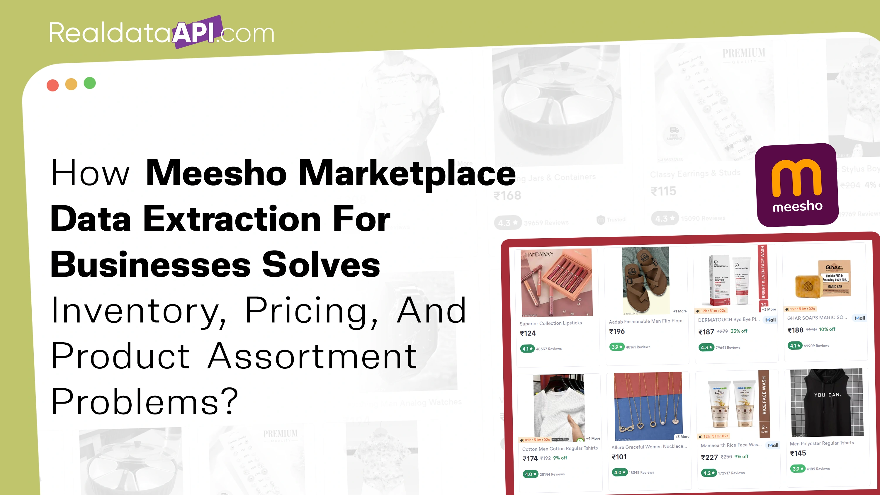 Meesho marketplace data extraction for businesses