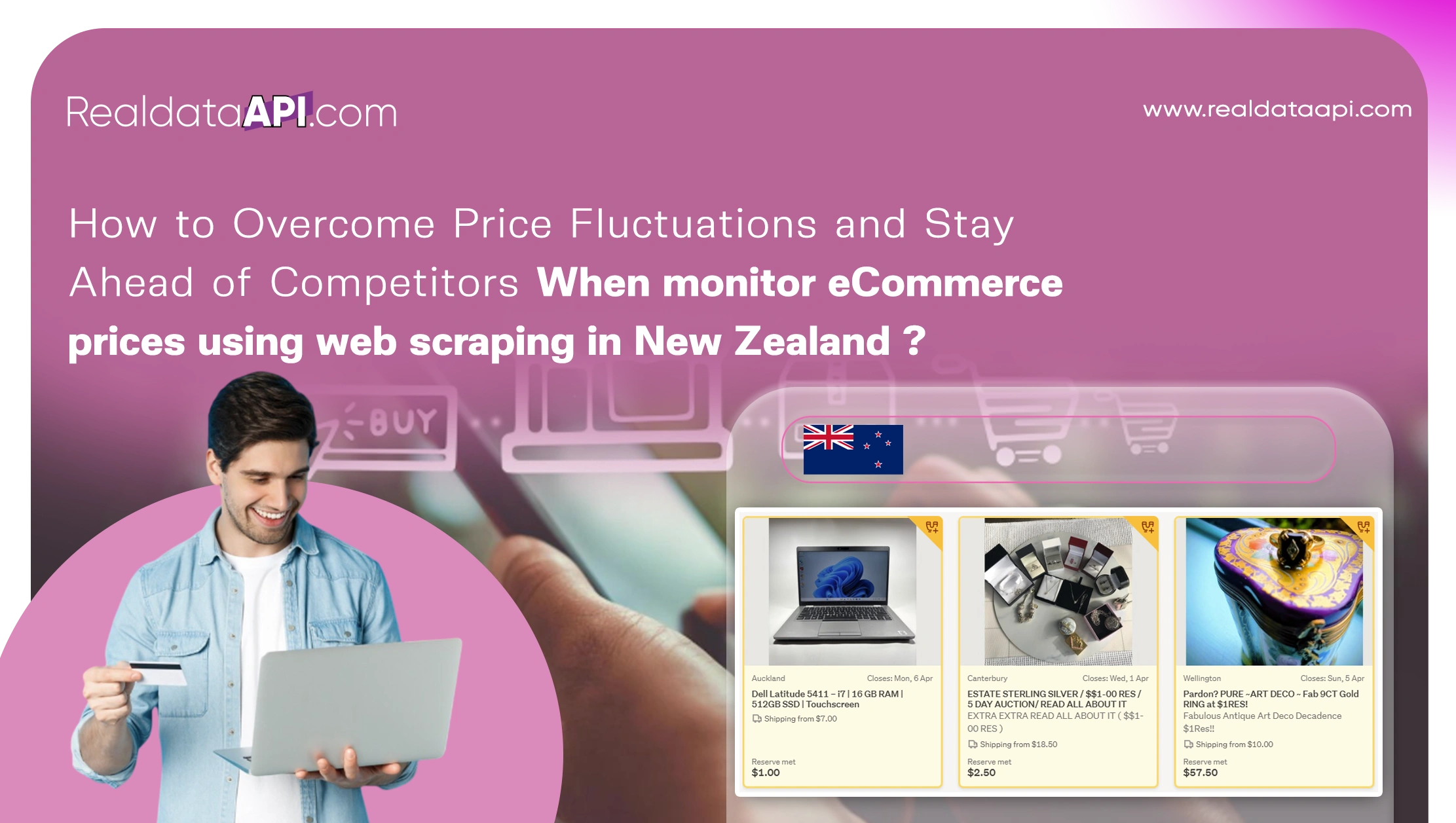
How to Overcome Price Fluctuations and Stay Ahead of Competitors When monitor eCommerce prices using web scraping in New Zealand