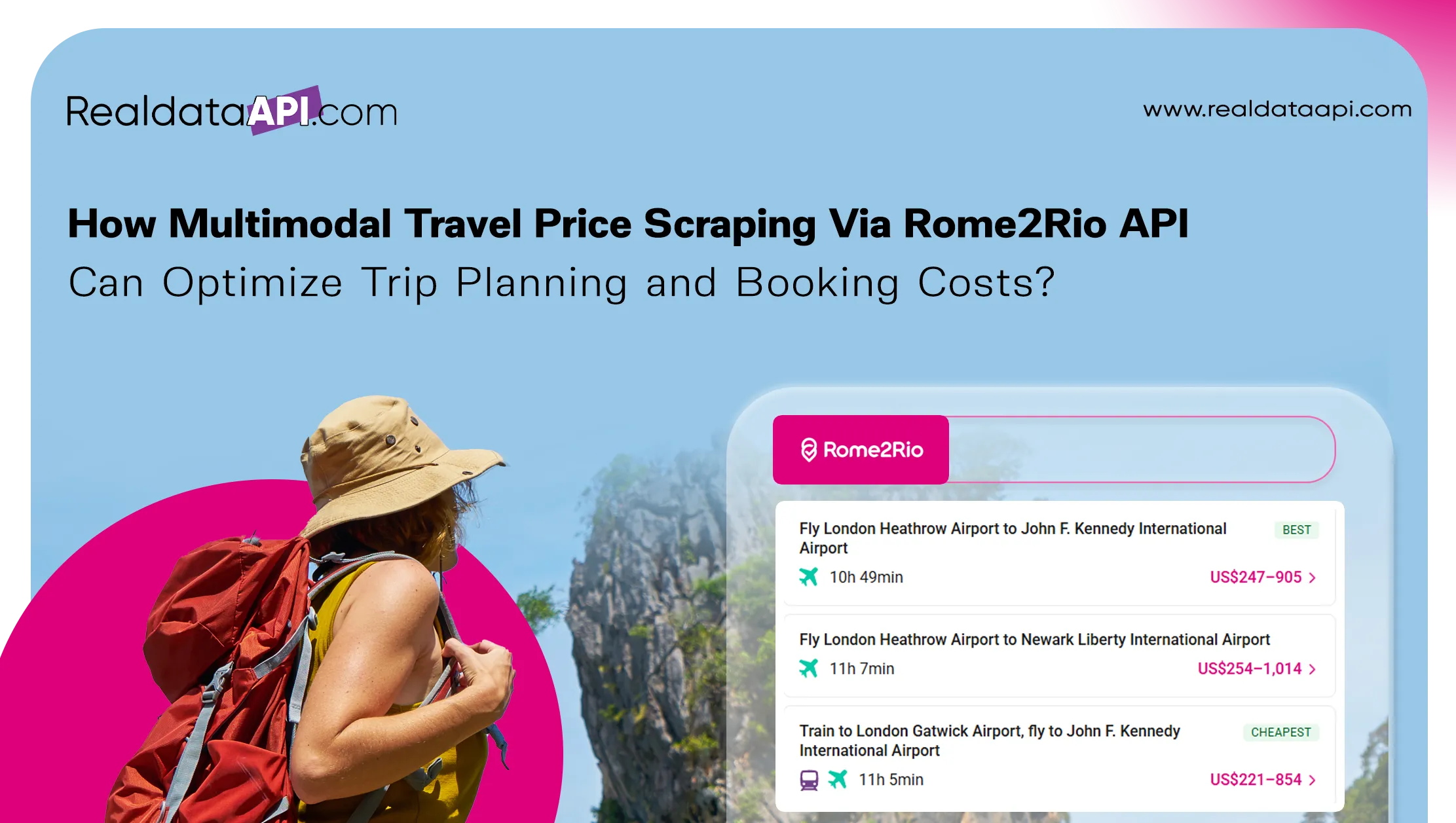 How Multimodal Travel Price Scraping Via Rome2Rio API Can Optimize Trip Planning and Booking Costs?