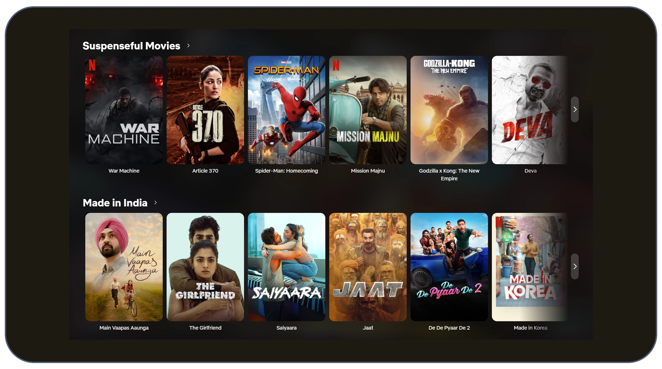 Netflix movie data scraping