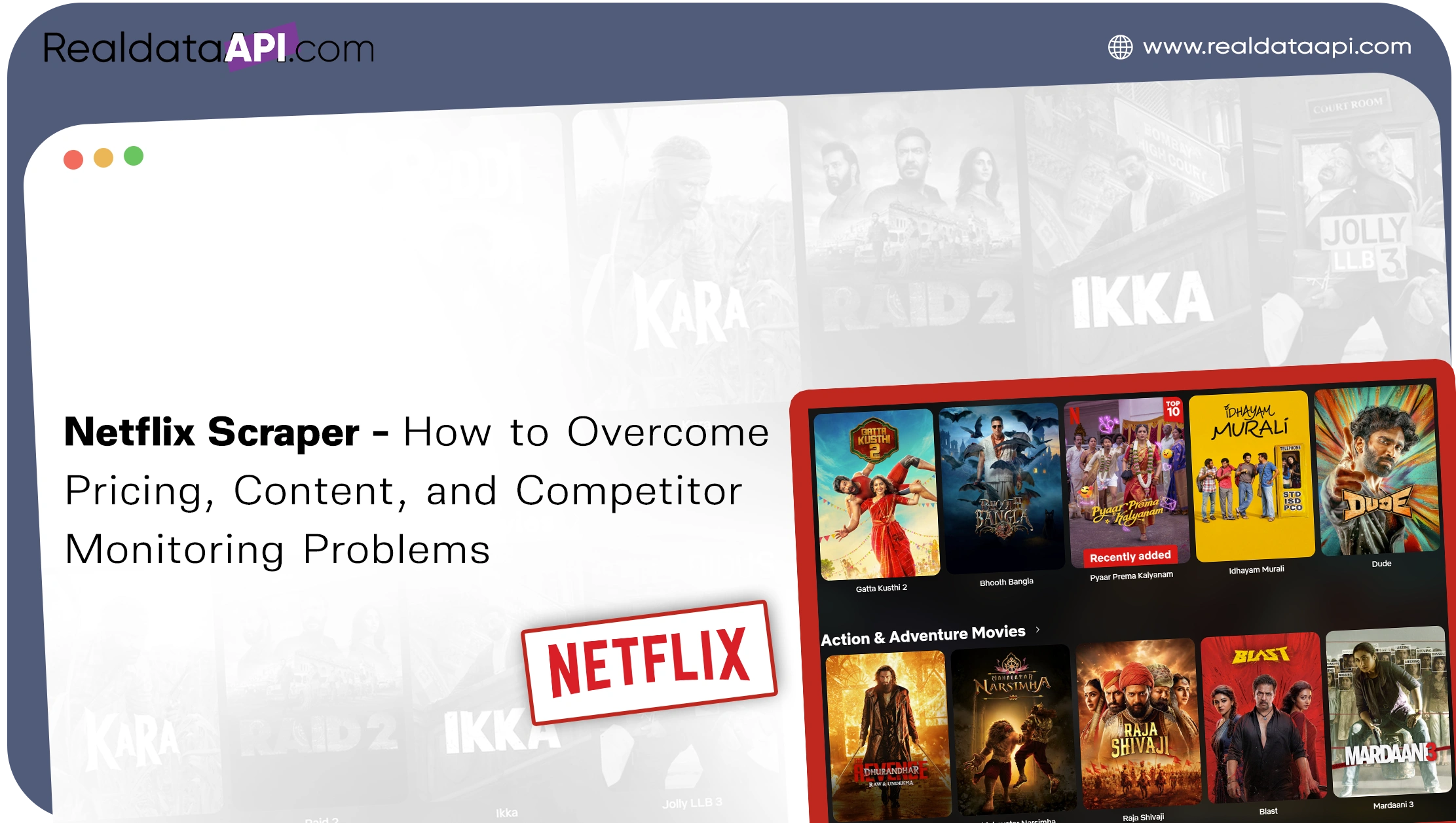 Netflix Scraper - How to Overcome Pricing, Content, and Competitor Monitoring Problems