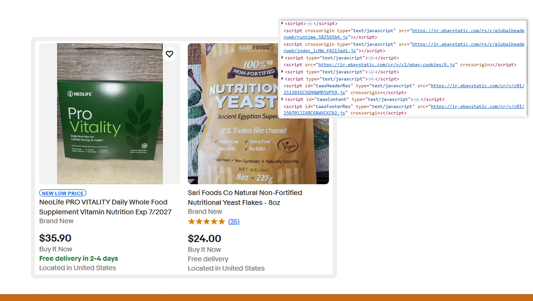 Automating Nutrition Label Collection