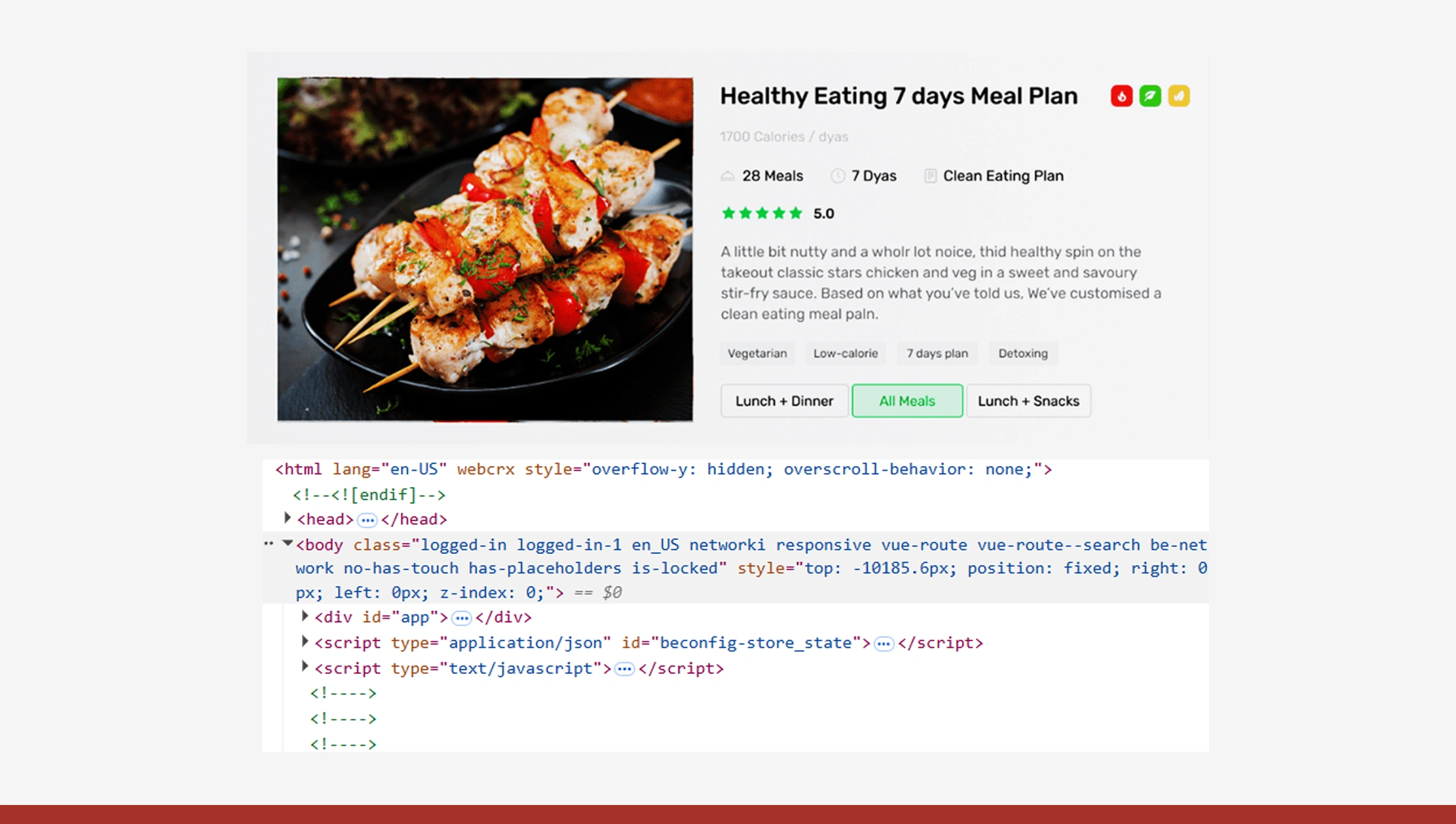 Food Data Scraping API Food Data Scraping API