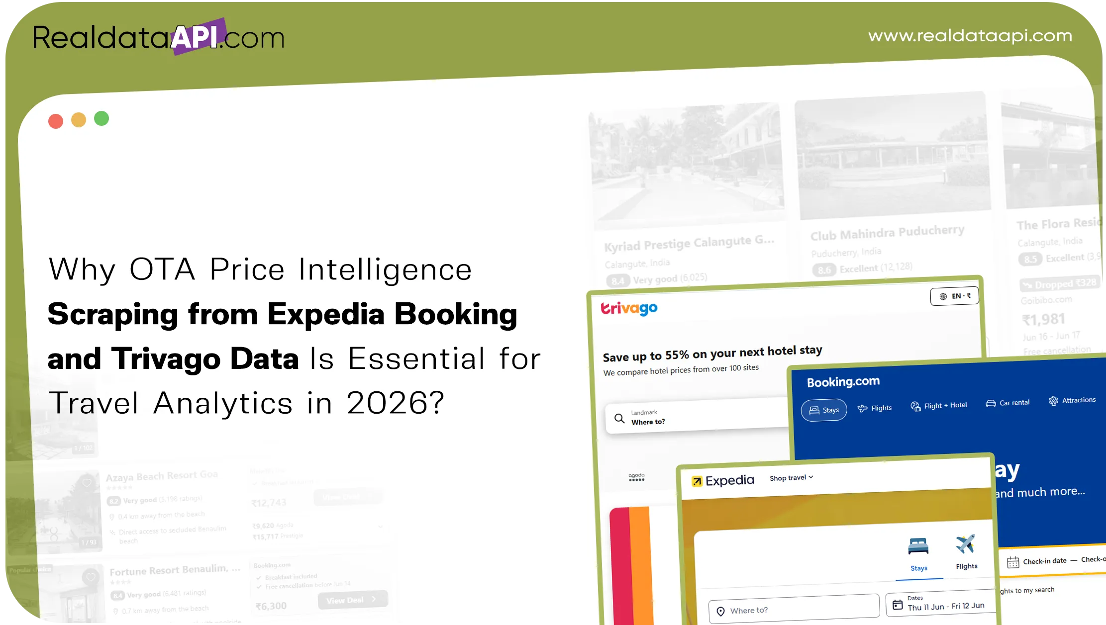 Why OTA Price Intelligence Scraping from Expedia Booking and Trivago Data Is Essential for Travel Analytics in 2026?