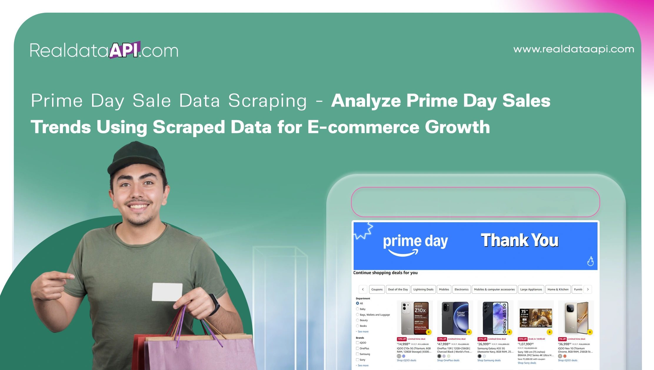 Prime Day Sale Data Scraping - Analyze Prime Day Sales Trends Using Scraped Data for E-commerce Growth