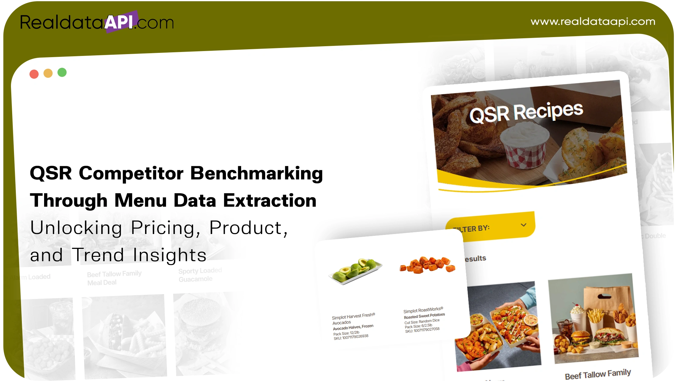 QSR Competitor Benchmarking Through Menu Data Extraction - Unlocking Pricing, Product, and Trend Insights 