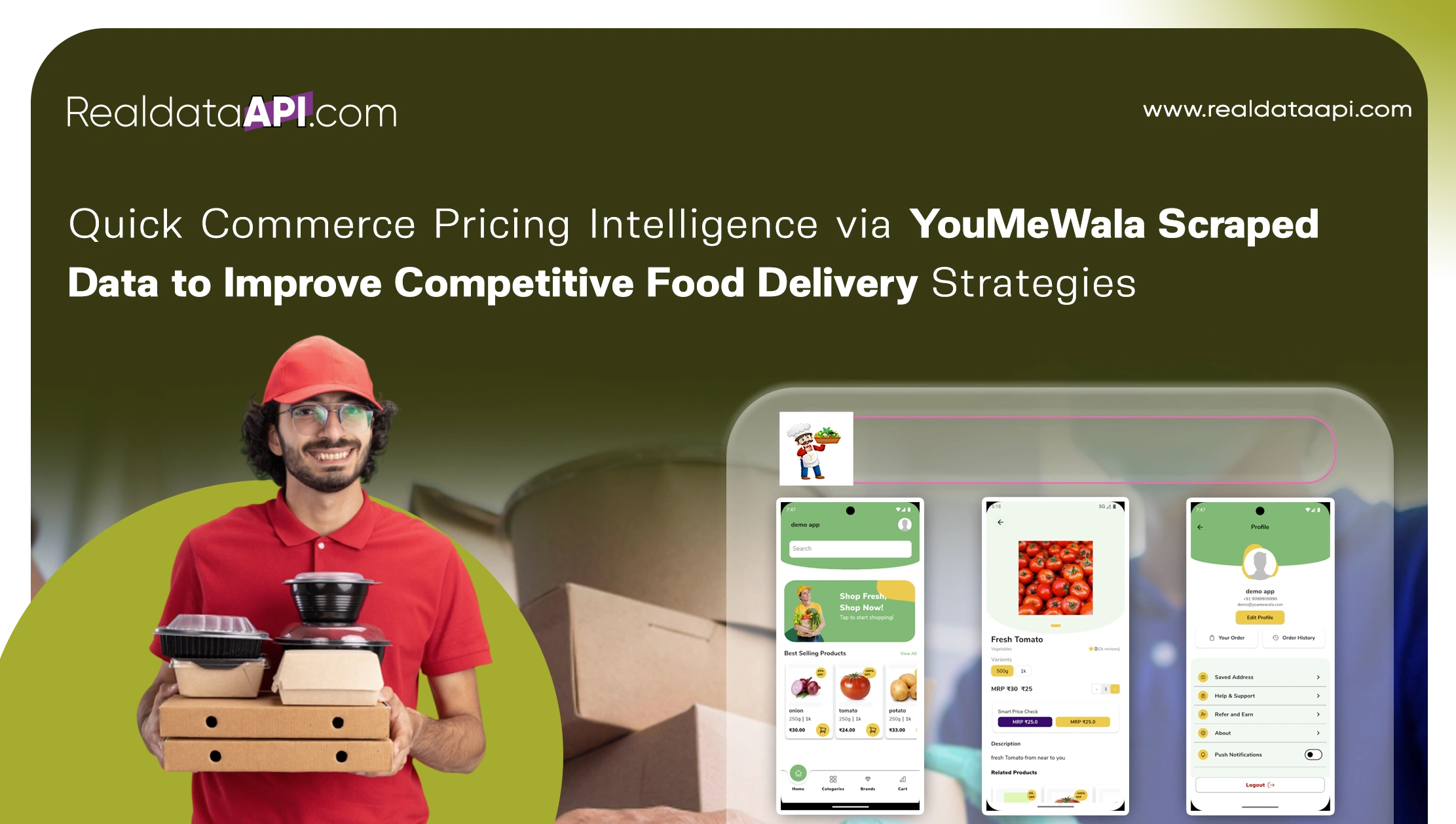 Quick Commerce Pricing Intelligence via YouMeWala Scraped Data to Improve Competitive Food Delivery Strategies