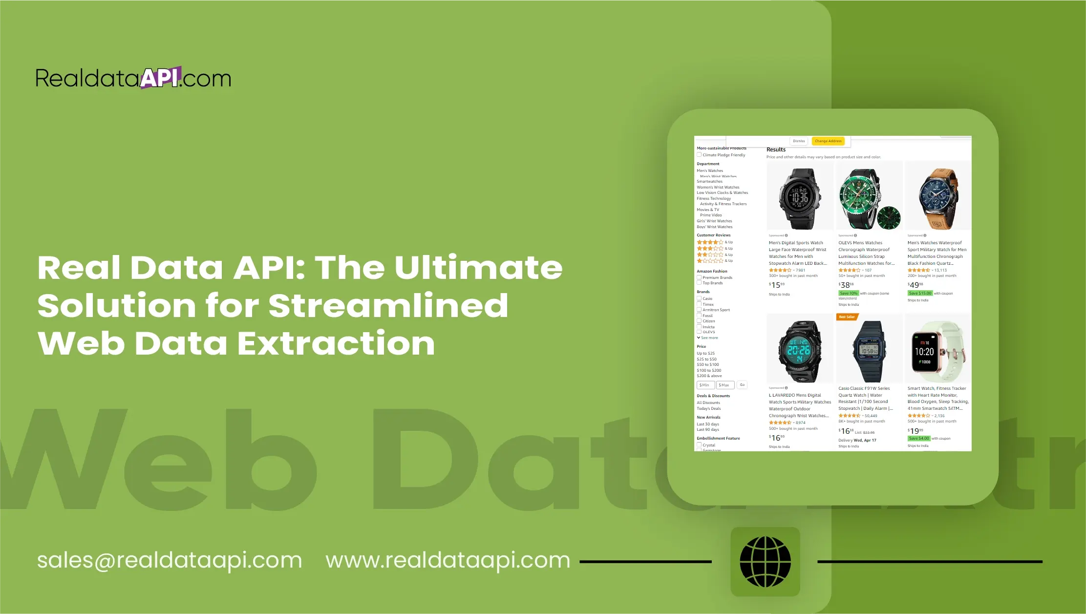Streamline Web Data Extraction with Real Data API