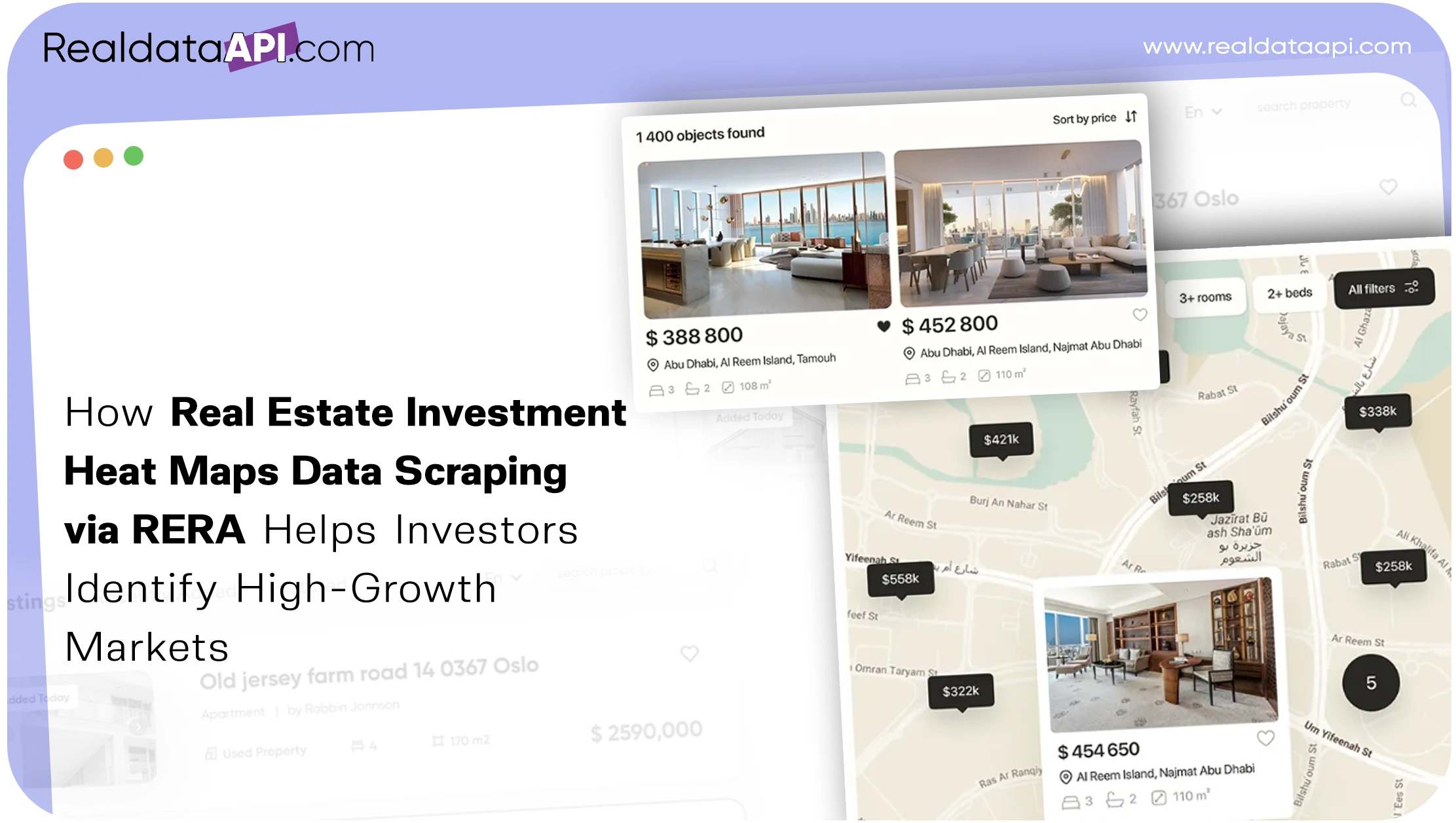 How Real Estate Investment Heat Maps Data Scraping via RERA Helps Investors Identify High-Growth Markets