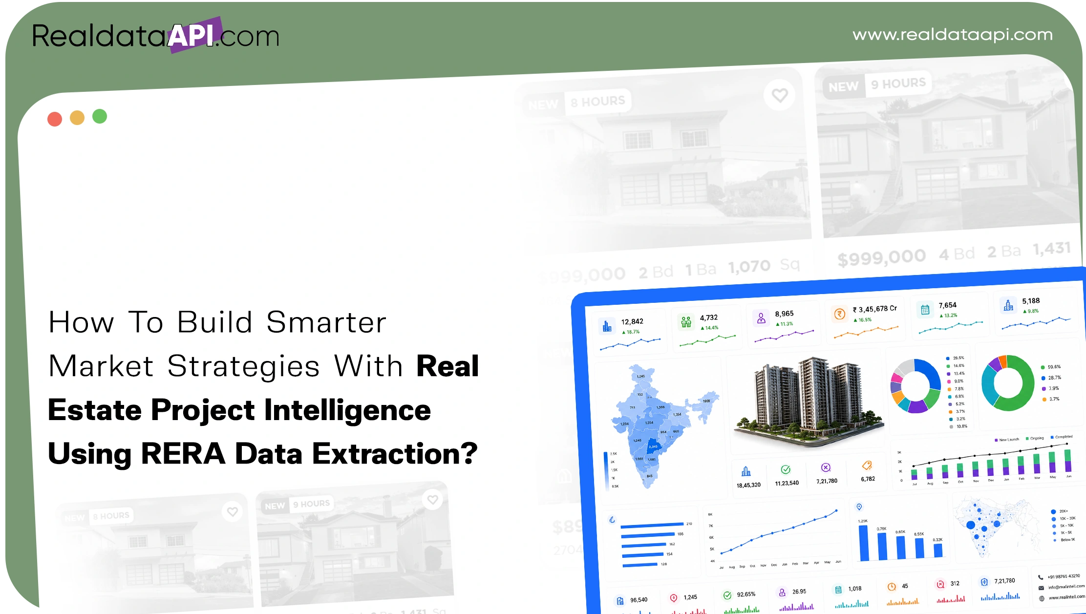 How To Build Smarter Market Strategies With Real Estate Project Intelligence Using RERA Data Extraction