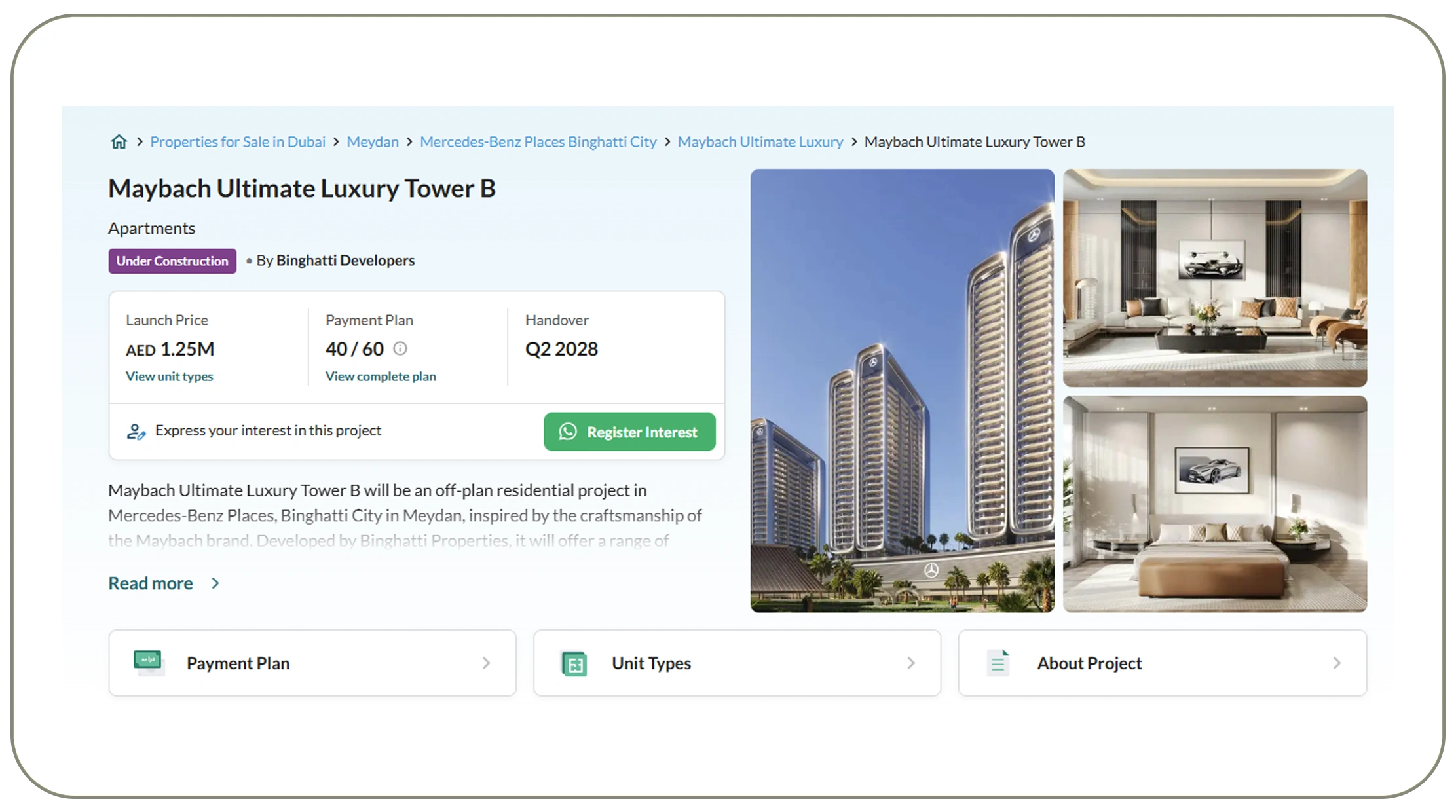 real estate web data scraper for Bayut listings