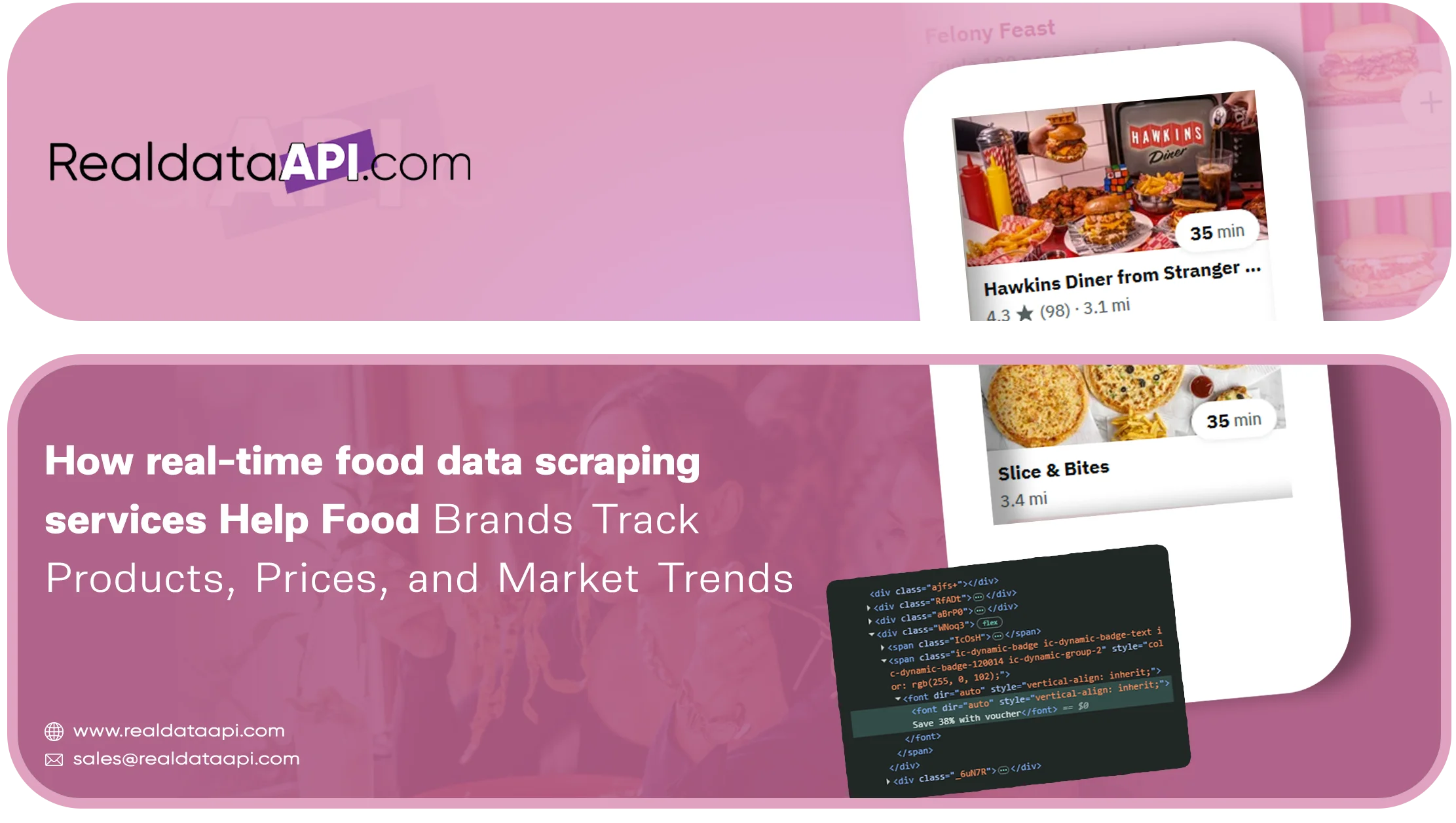Real-Time Food Data Scraping Services