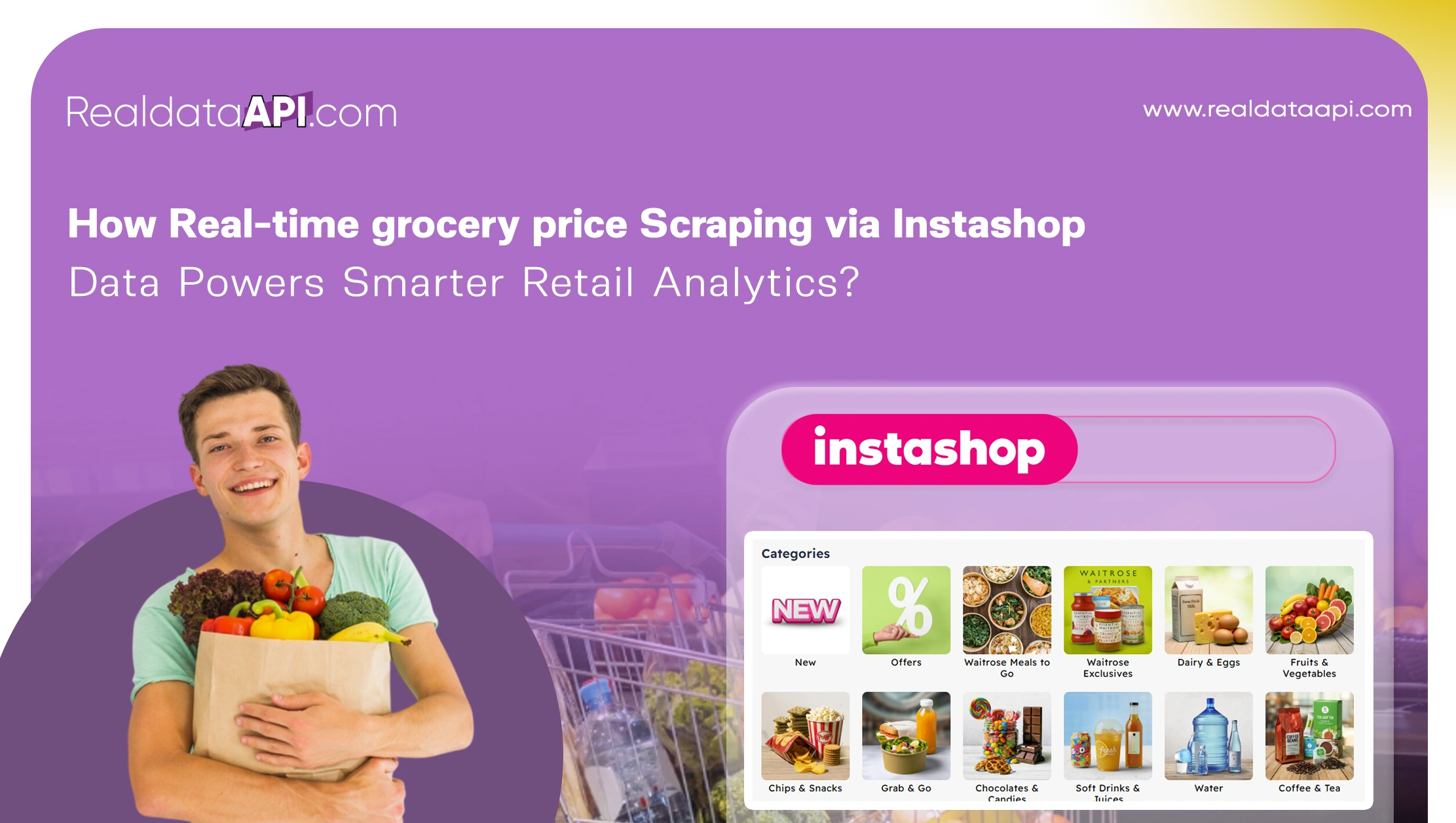 How Real-time grocery price Scraping via Instashop Data Powers Smarter Retail Analytics?