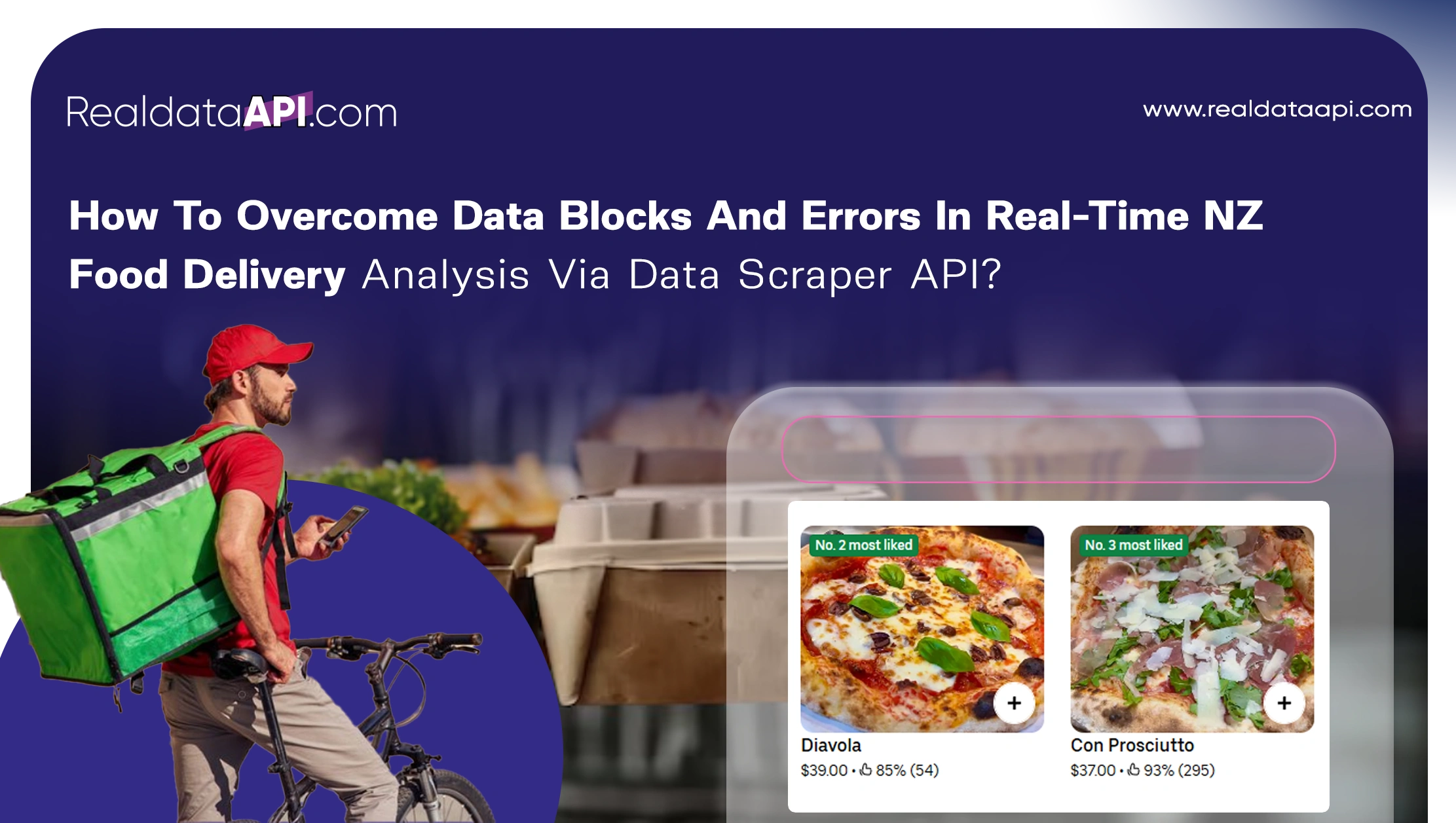 How To Overcome Data Blocks And Errors In Real-Time NZ Food Delivery Analysis Via Data Scraper API?