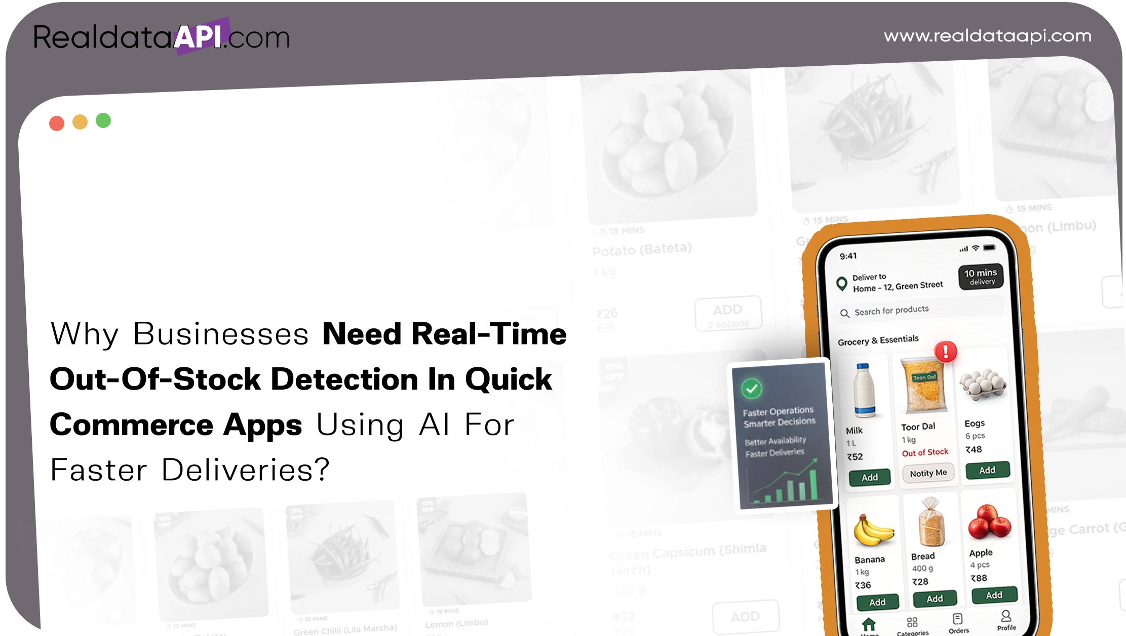 Why Businesses Need Real-Time Out-Of-Stock Detection In Quick Commerce Apps Using AI For Faster Deliveries 