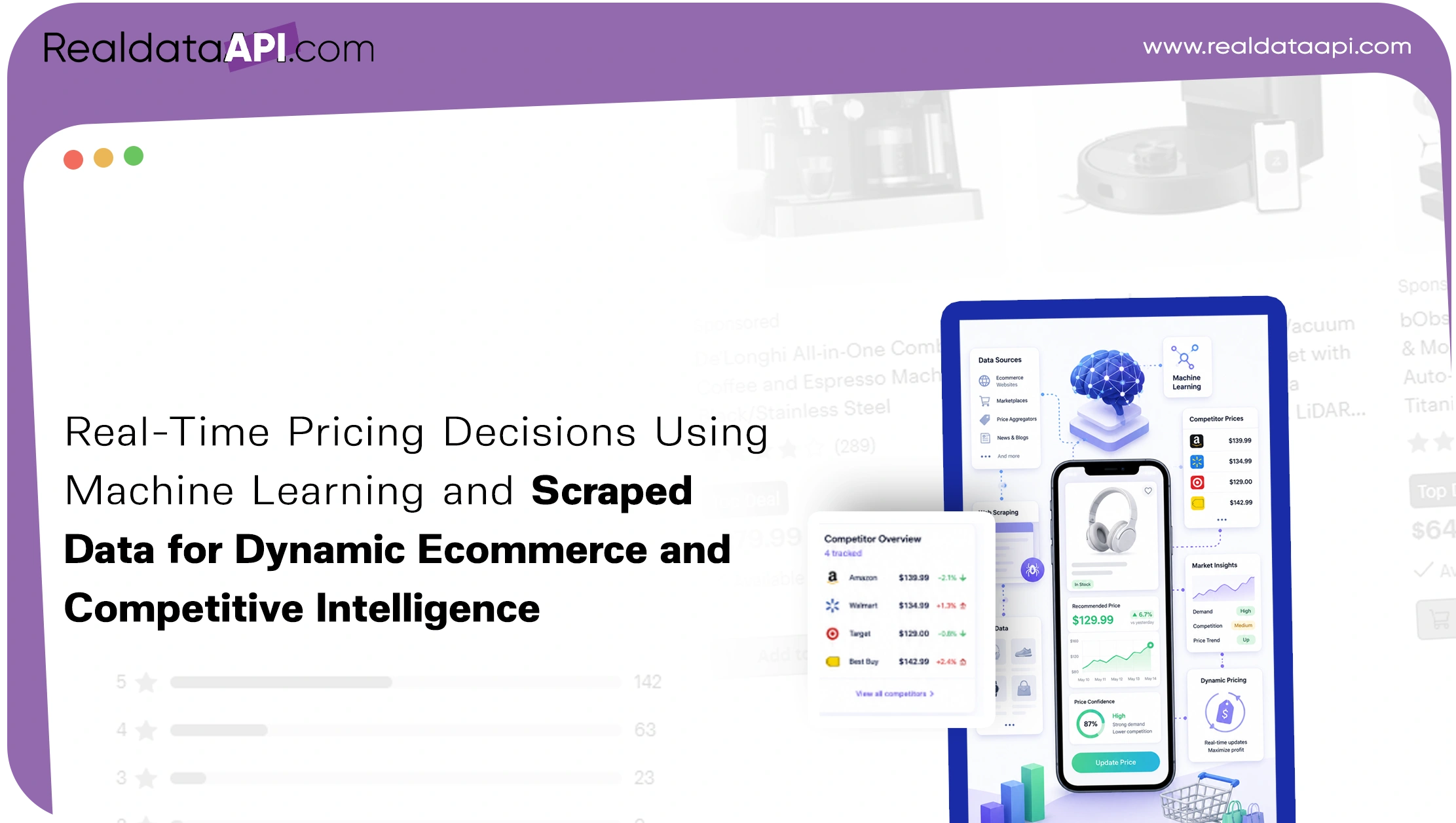 Real-Time Pricing Decisions Using Machine Learning and Scraped Data for Dynamic Ecommerce and Competitive Intelligence
