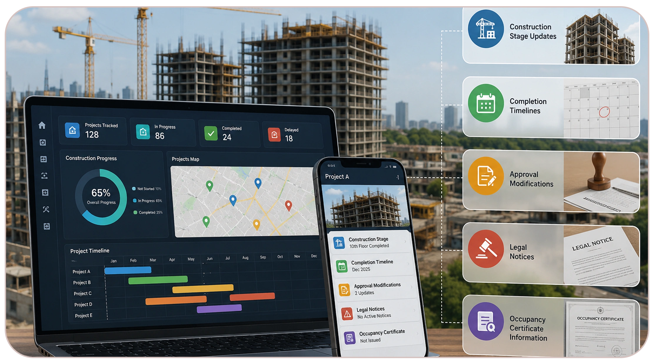 How Can Businesses Monitor Construction Progress Efficiently?