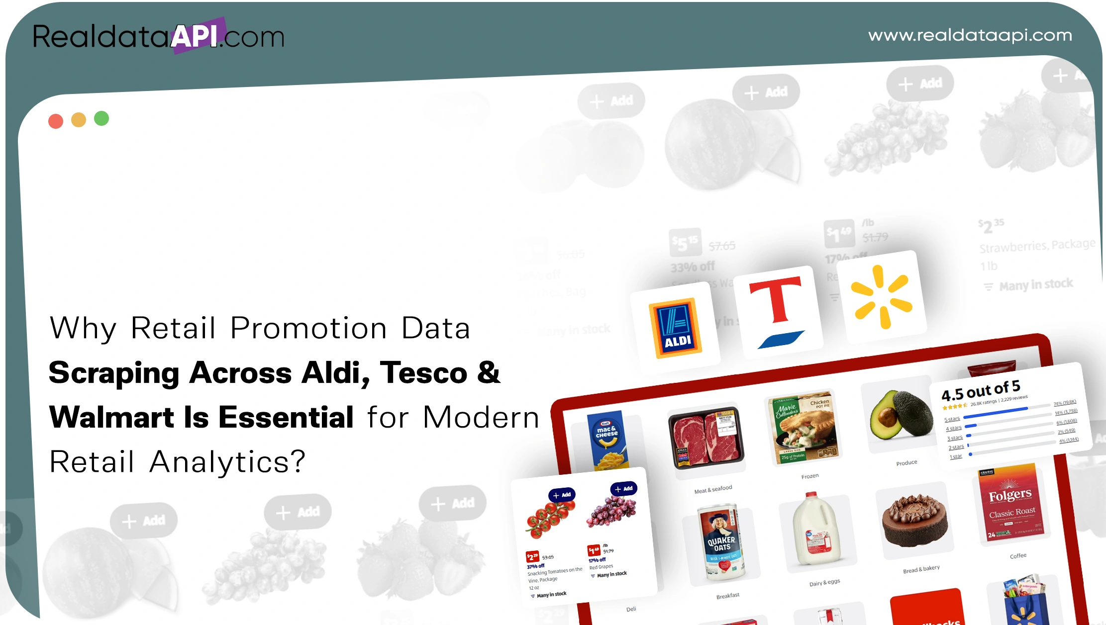 Why Retail Promotion Data Scraping Across Aldi, Tesco & Walmart Is Essential for Modern Retail Analytics 