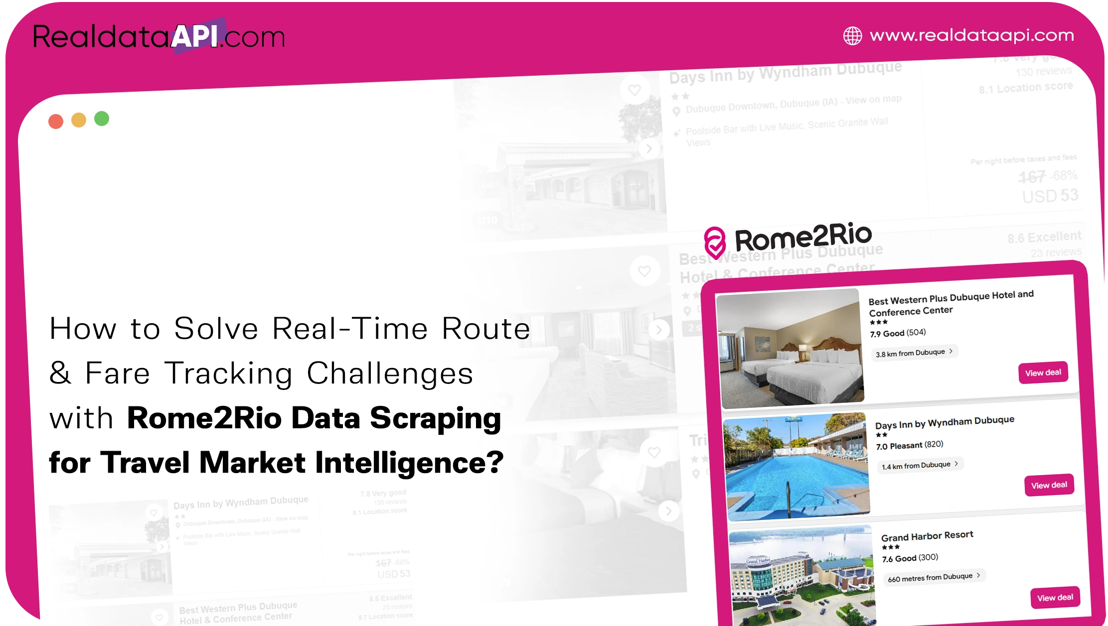 How to Solve Real-Time Route & Fare Tracking Challenges with Rome2Rio Data Scraping for Travel Market Intelligence?