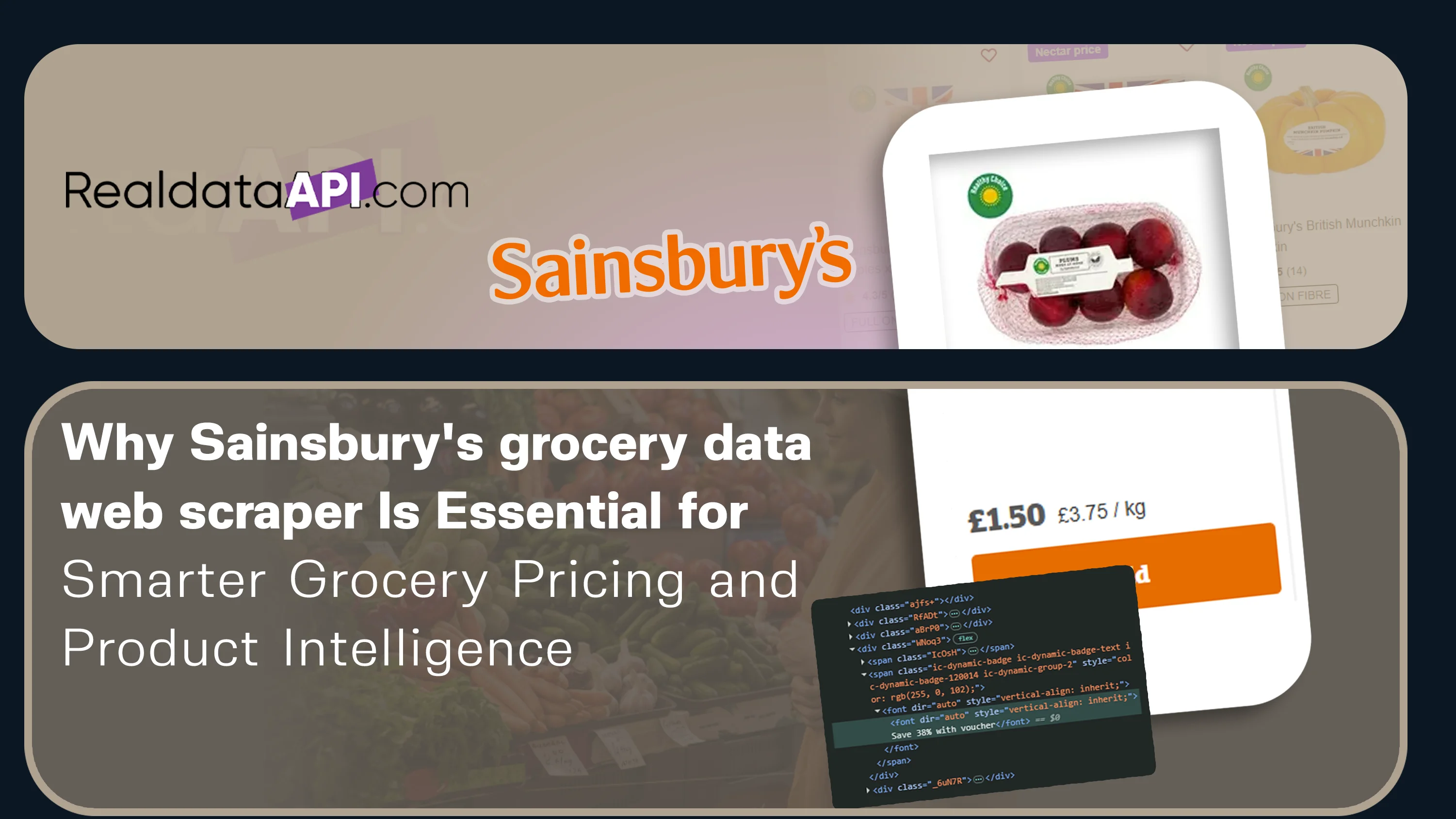 Sainsbury's Grocery Data Web Scraper