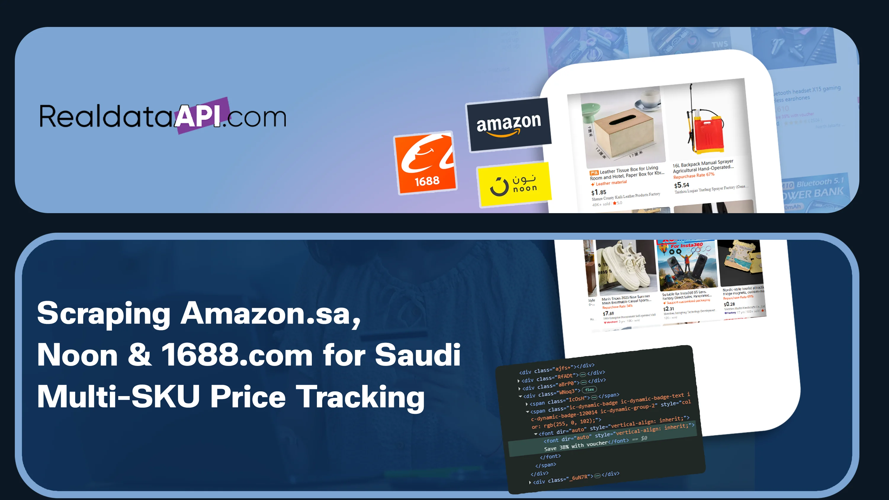 Scraping Amazon.sa, Noon & 1688.com for Saudi Multi-SKU Price Tracking