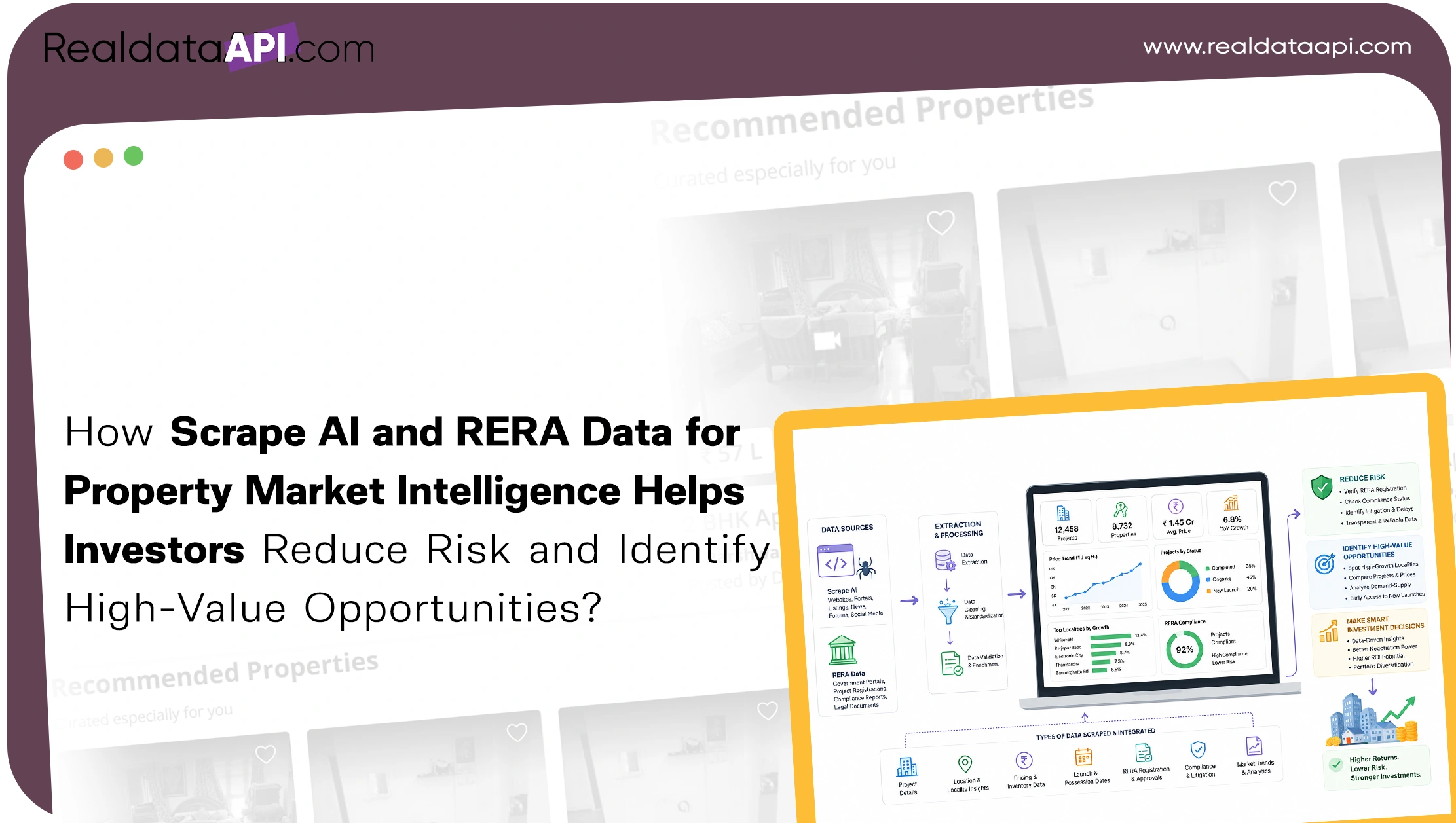 How Scrape AI and RERA Data for Property Market Intelligence Helps Investors Reduce Risk and Identify High-Value Opportunities