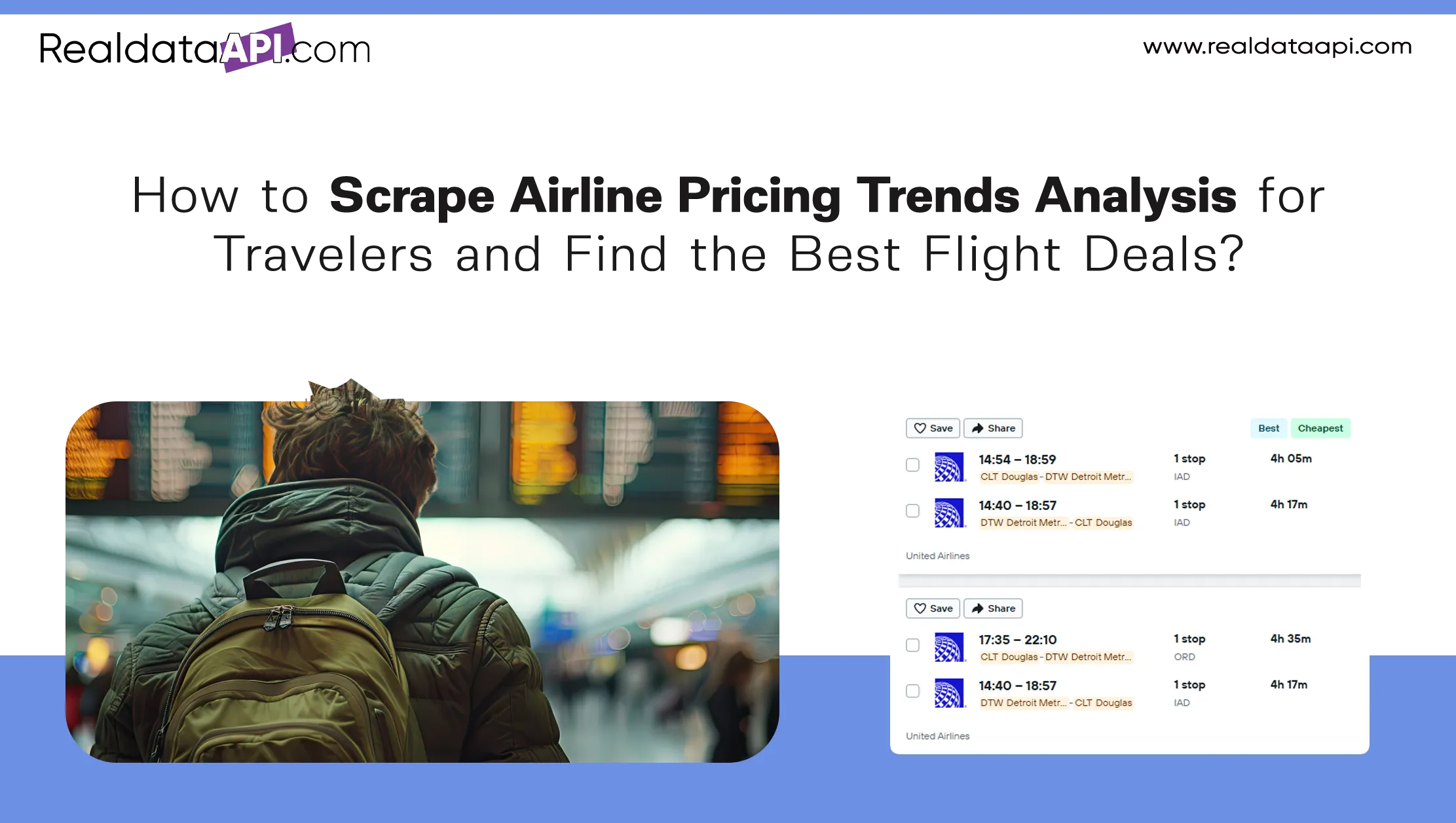 How to Scrape Airline Pricing Trends Analysis for Travelers and Find the Best Flight Deals?