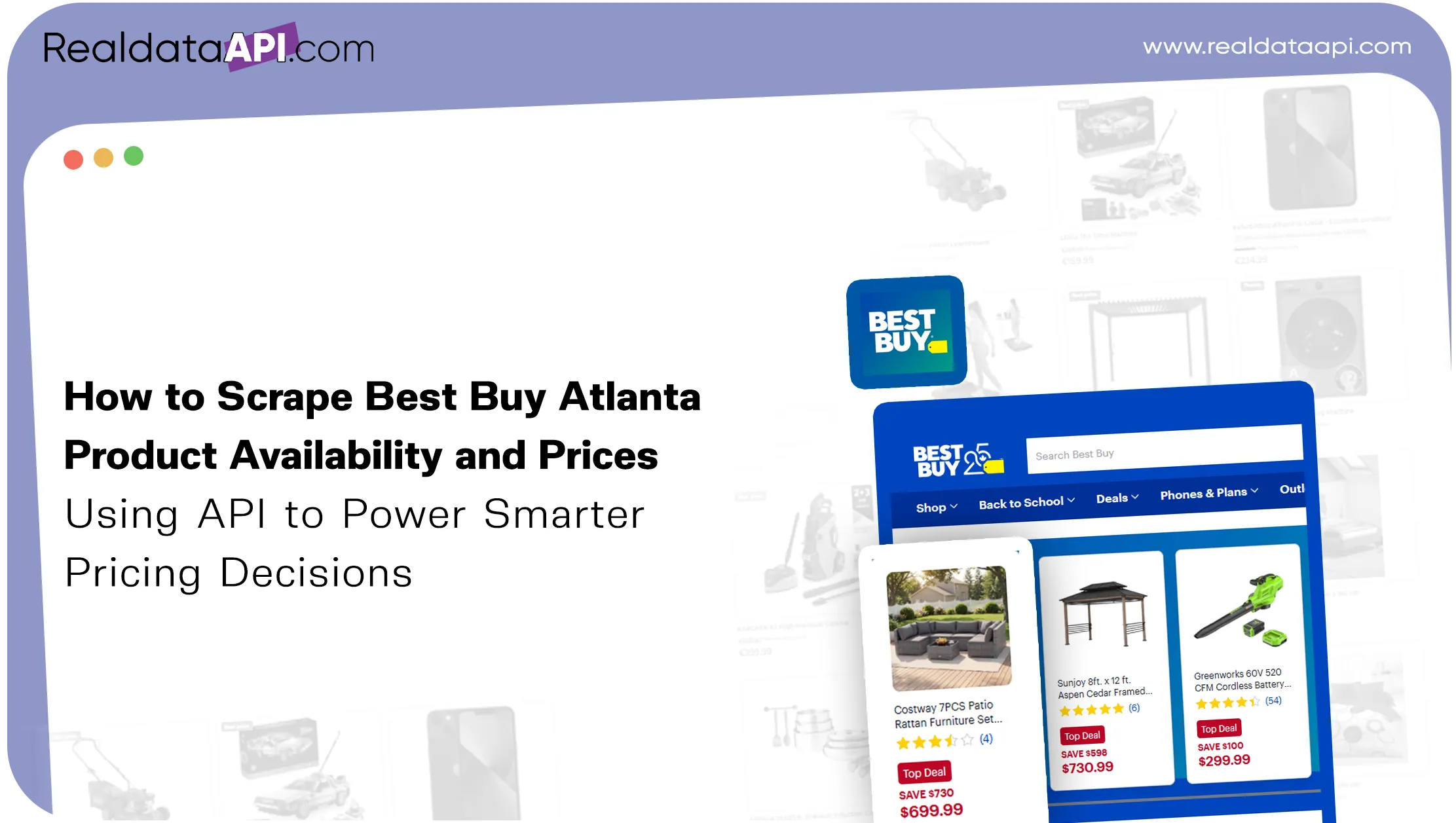 How to Scrape Best Buy Atlanta Product Availability and Prices Using API to Power Smarter Pricing Decisions