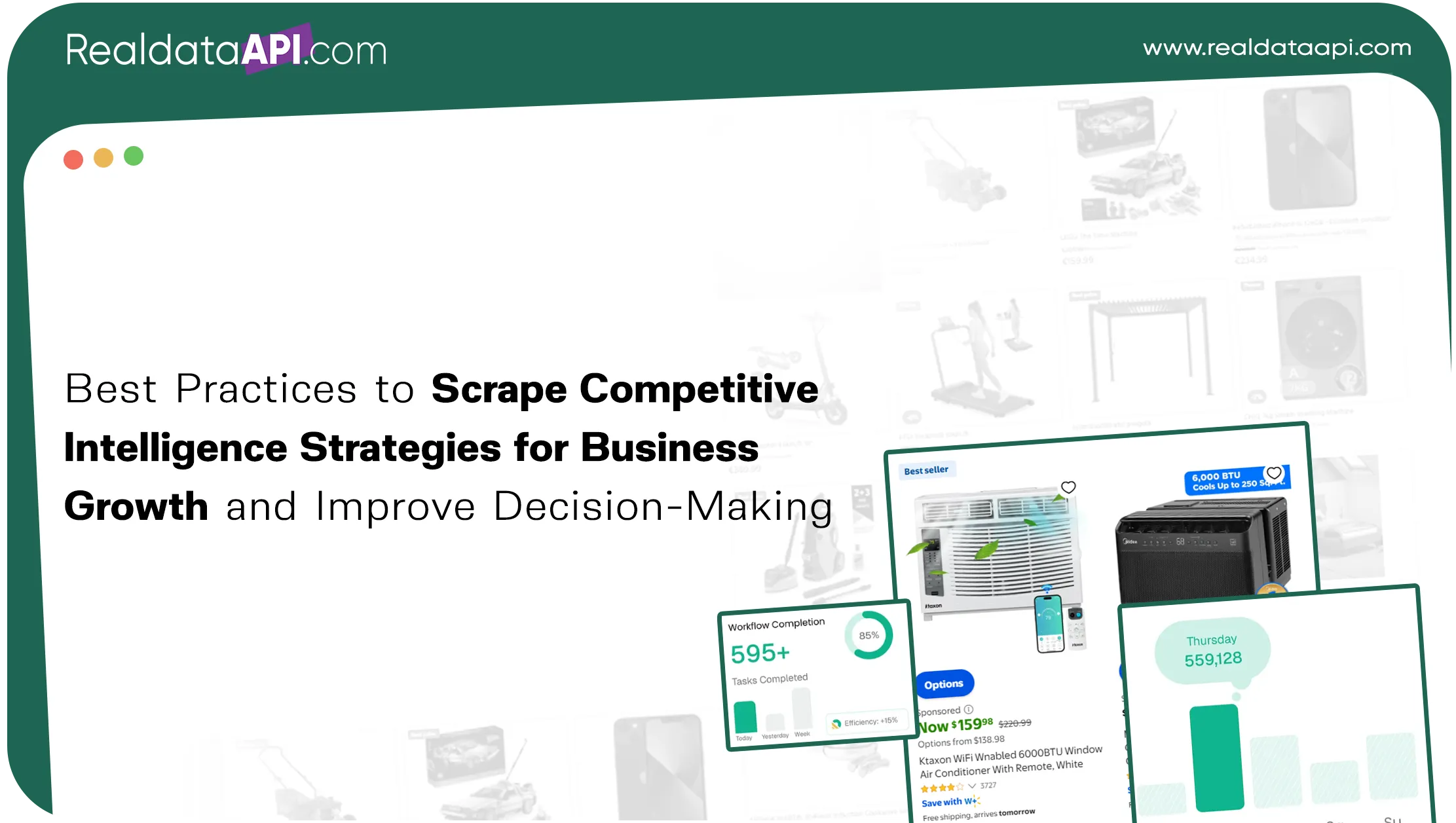 Best Practices to Scrape Competitive Intelligence Strategies for Business Growth and Improve
                        Decision-Making
