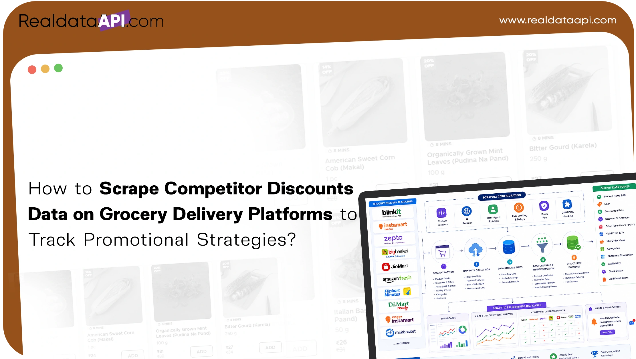 How to Scrape Competitor Discounts Data on Grocery Delivery Platforms to Track Promotional Strategies 