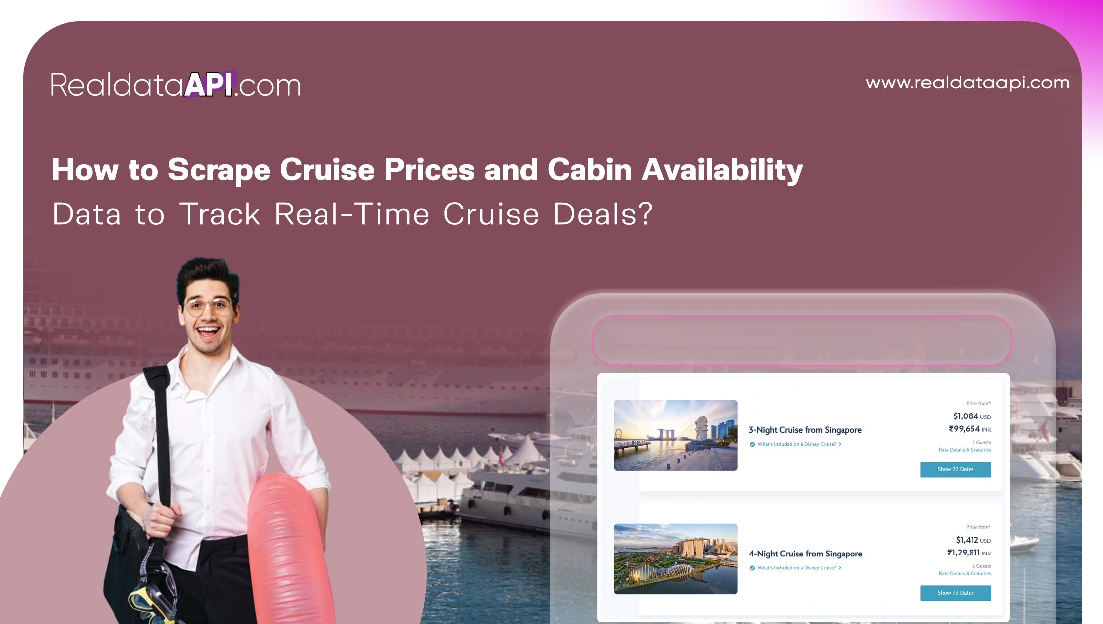 How to Scrape Cruise Prices and Cabin Availability Data to Track Real-Time Cruise Deals?