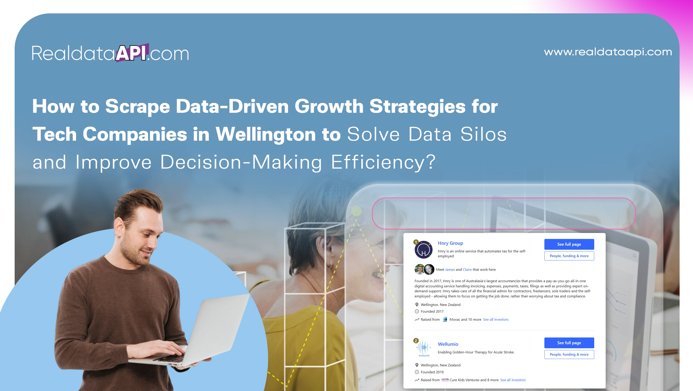 How to Scrape Data-Driven Growth Strategies for Tech Companies in Wellington to Solve Data Silos and Improve Decision-Making Efficiency?