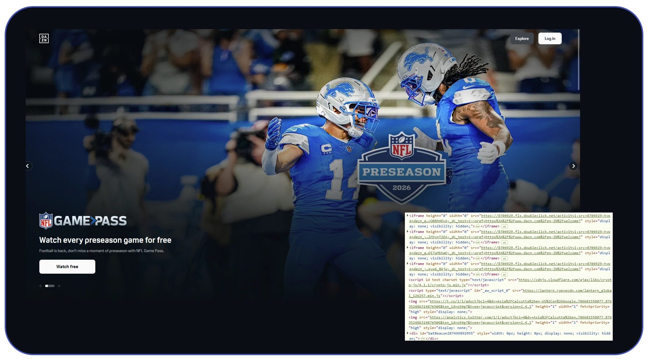 OTT Scraping API for sports data collection