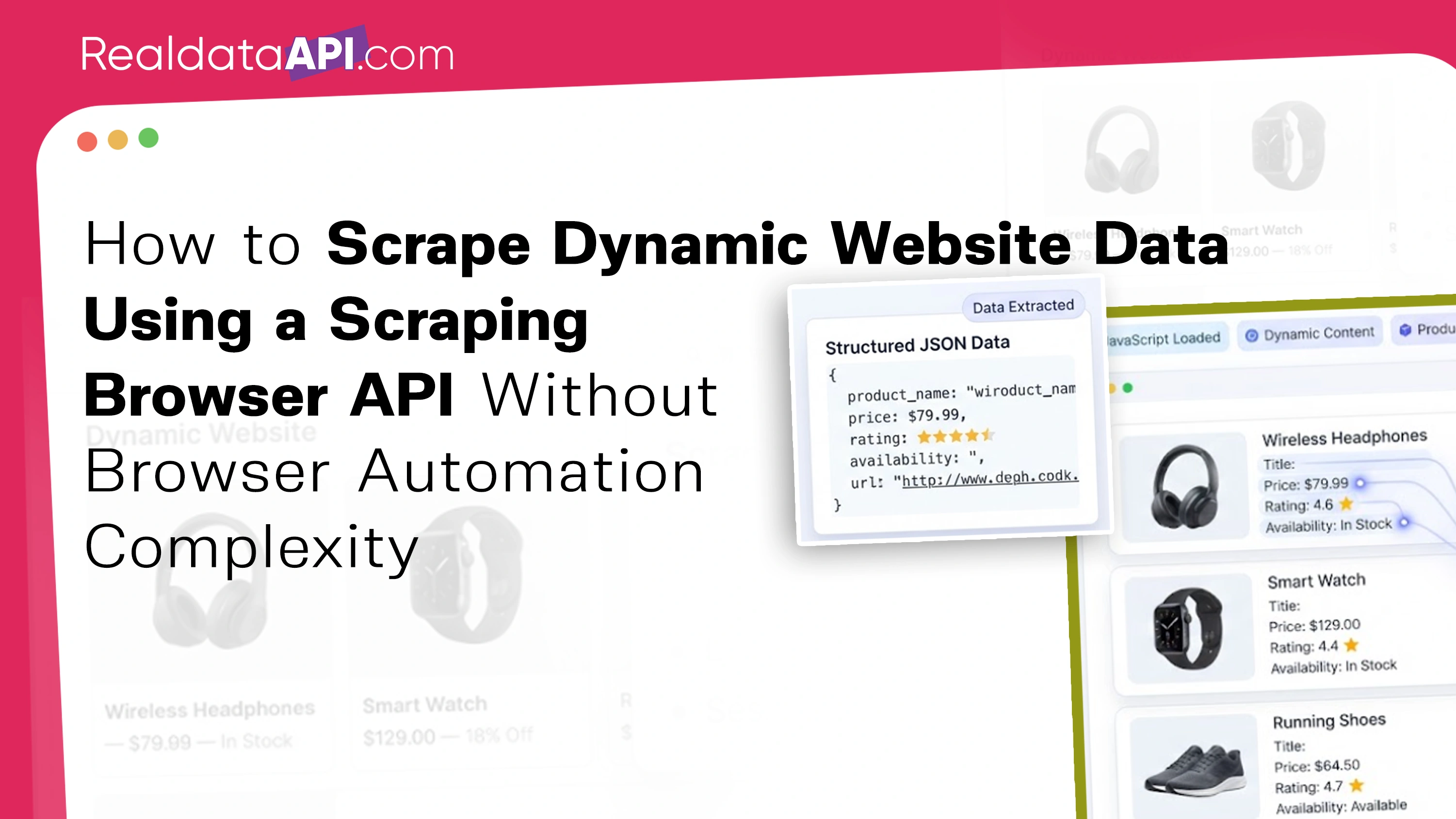 Scrape Dynamic Website Data Using a Scraping Browser API