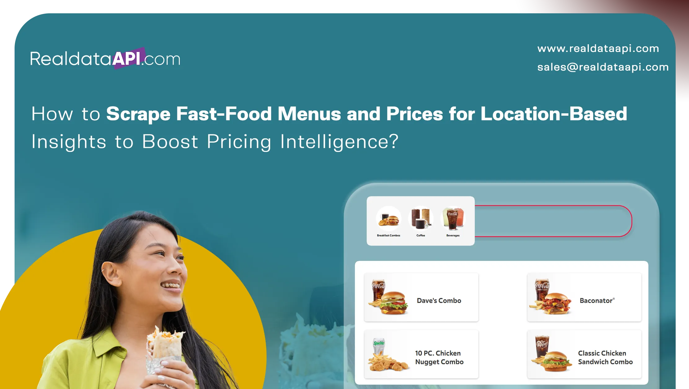 How to Scrape Fast-Food Menus and Prices for Location-Based Insights to Boost Pricing Intelligence?