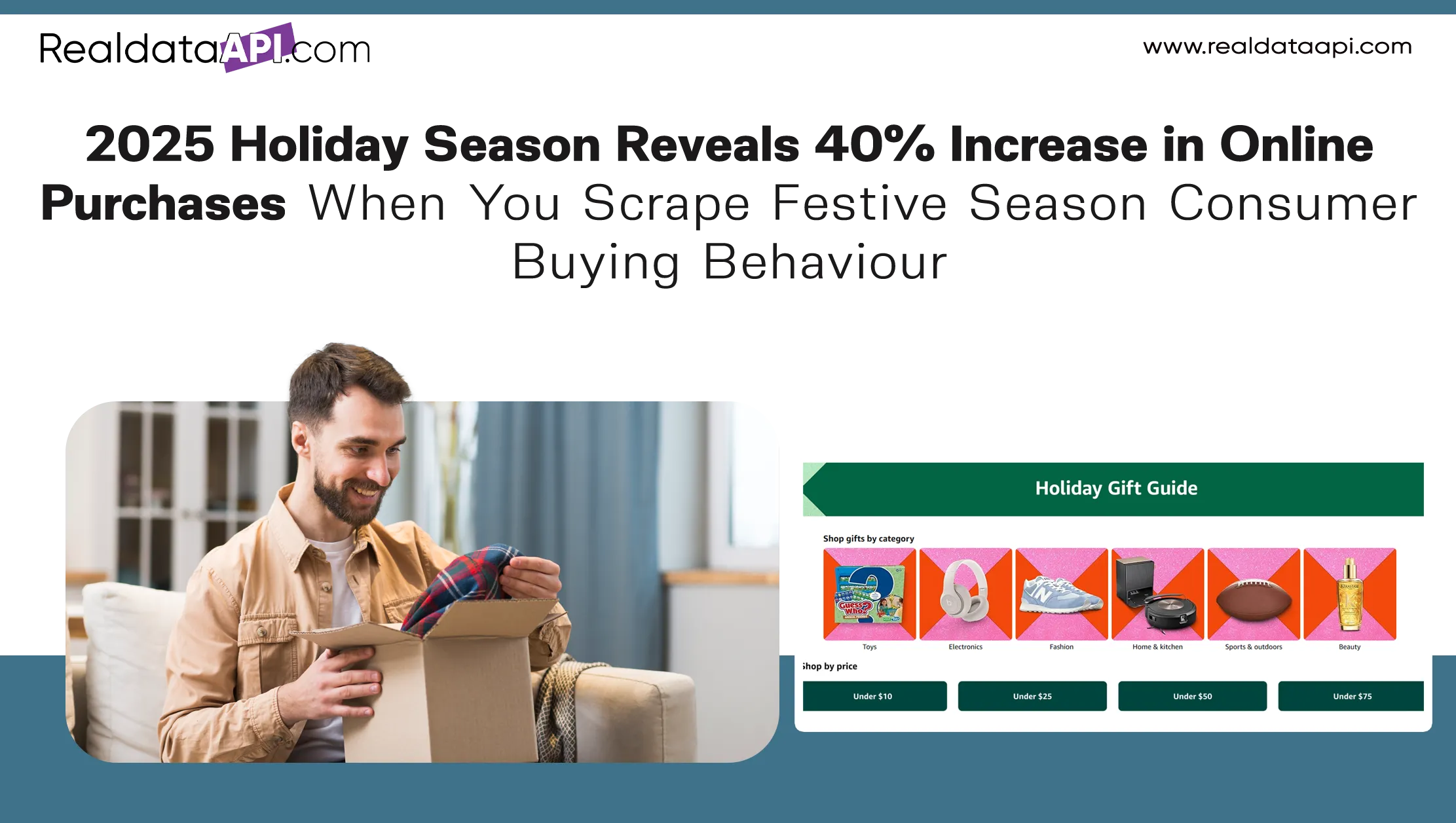 2025 Holiday Season Reveals 40% Increase in Online Purchases When You Scrape Festive Season Consumer Buying Behaviour