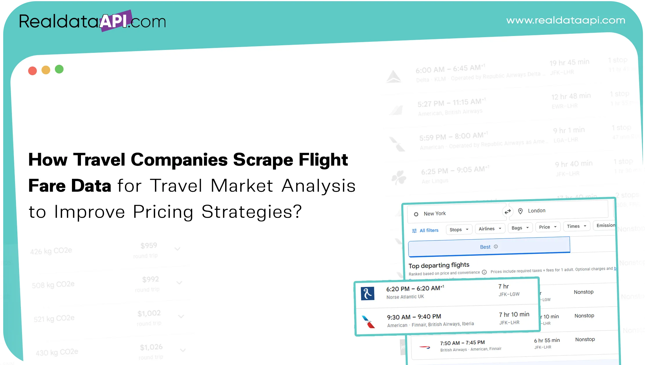 How Travel Companies Scrape Flight Fare Data for Travel Market Analysis to Improve Pricing Strategies?