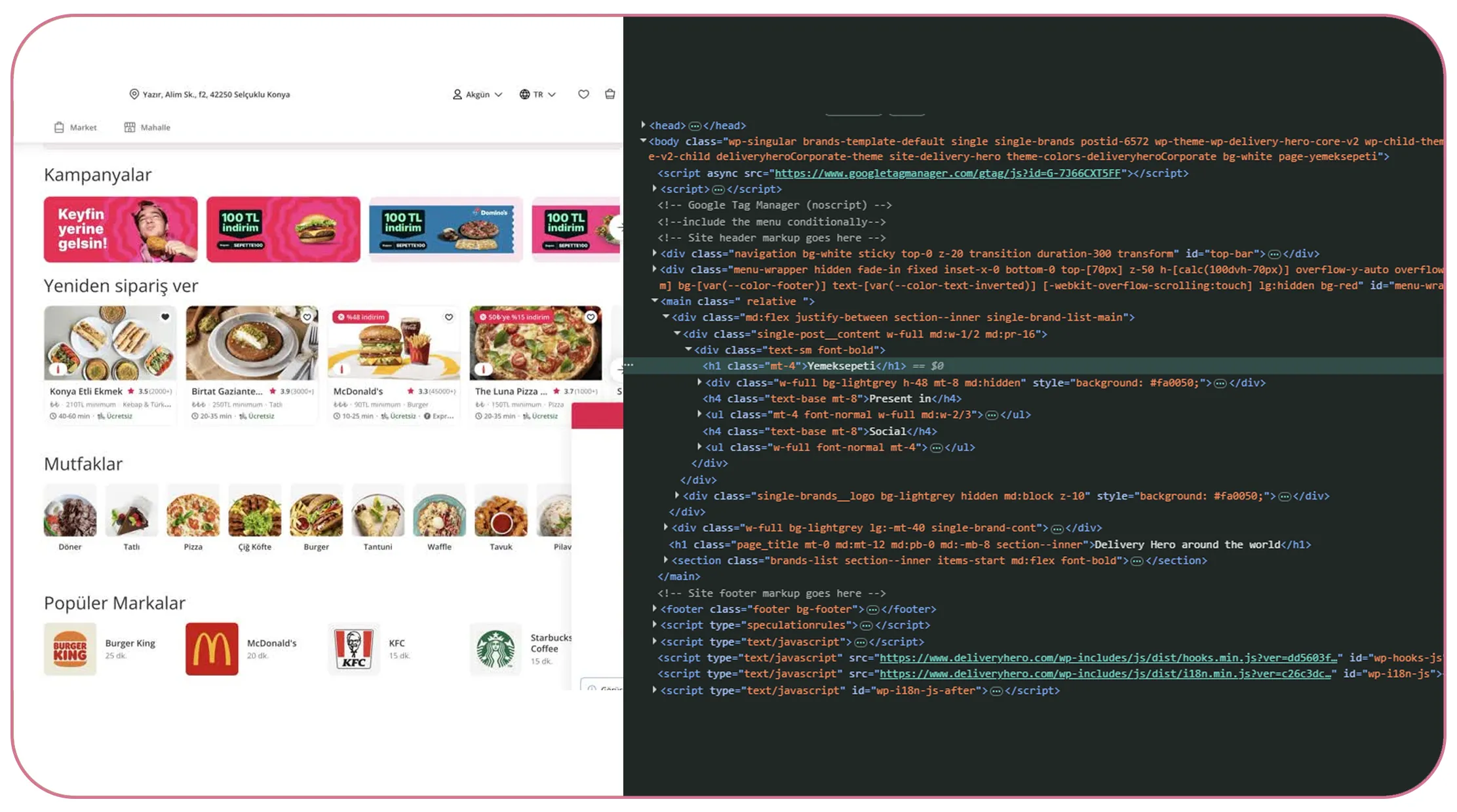 Food Data Scraping API for advanced analytics