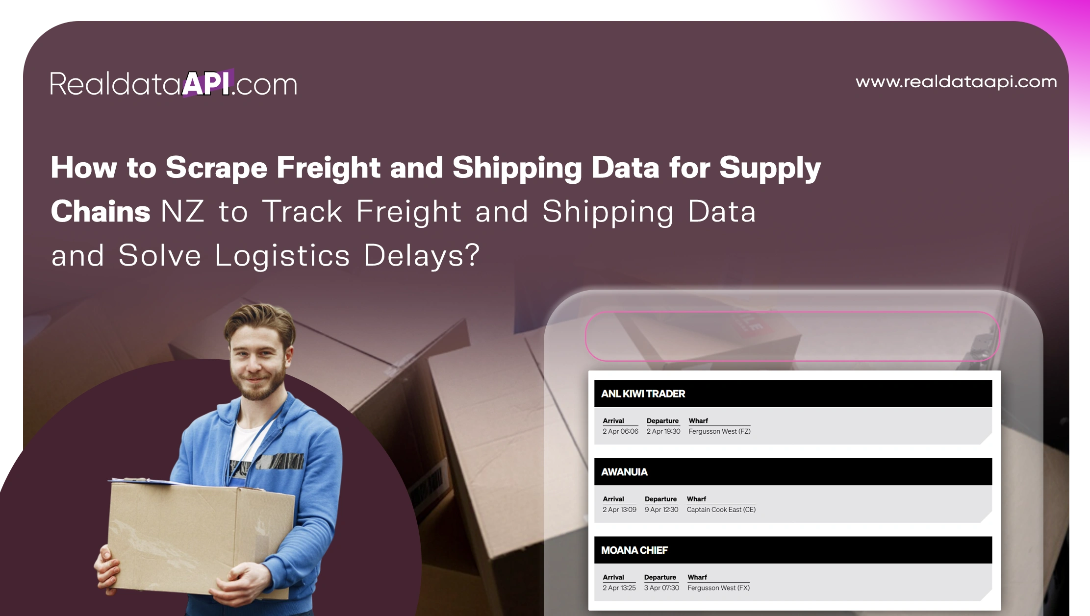 How to Scrape Freight and Shipping Data for Supply Chains NZ to Track Freight and Shipping Data and Solve Logistics Delays?